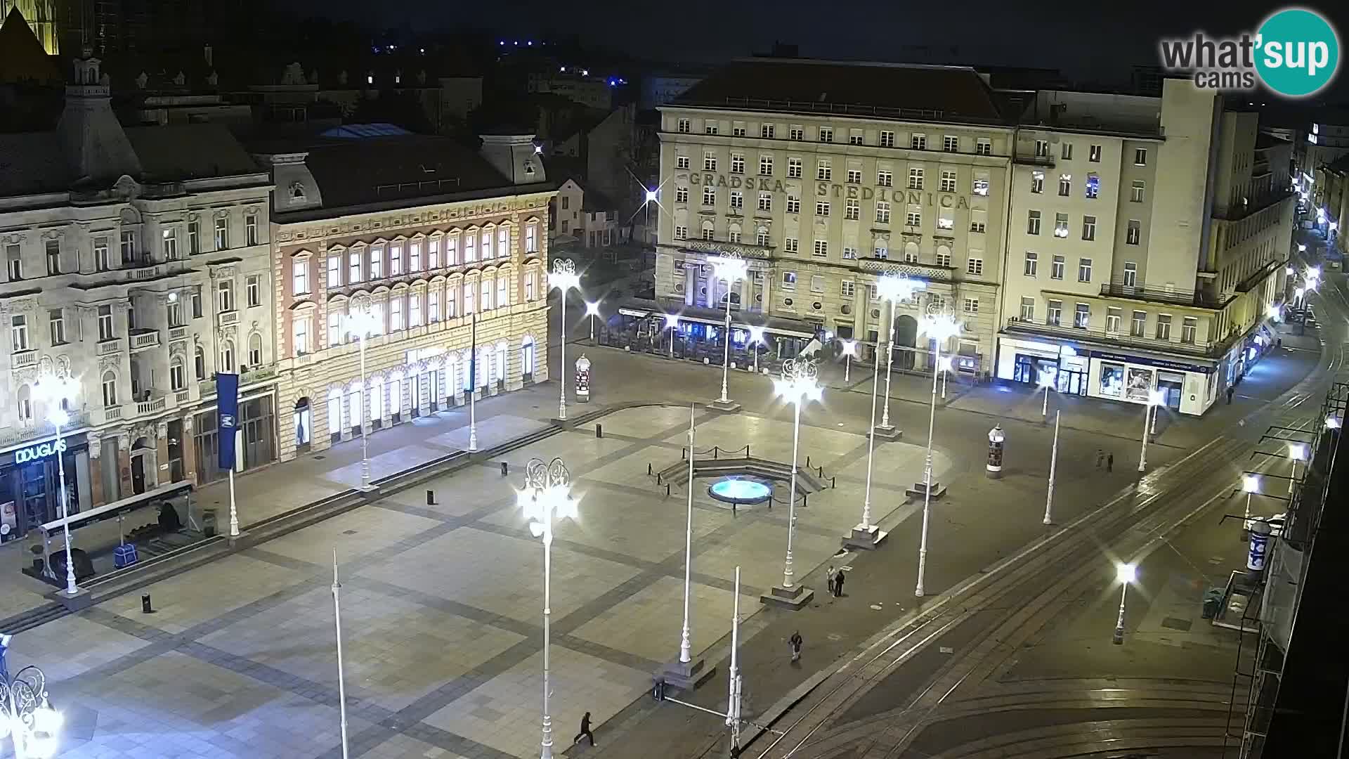 Plaza Ban Jelačić camera en vivo Zagreb – Hotel Dubrovnik