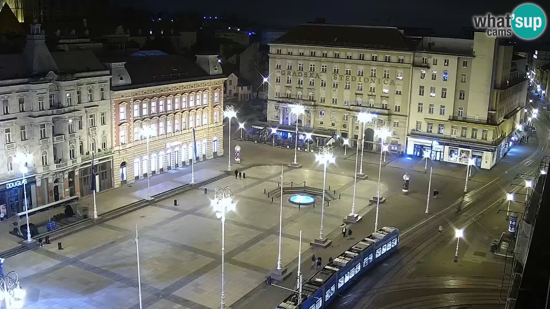 Zagreb – Bana Jelačića square panorama