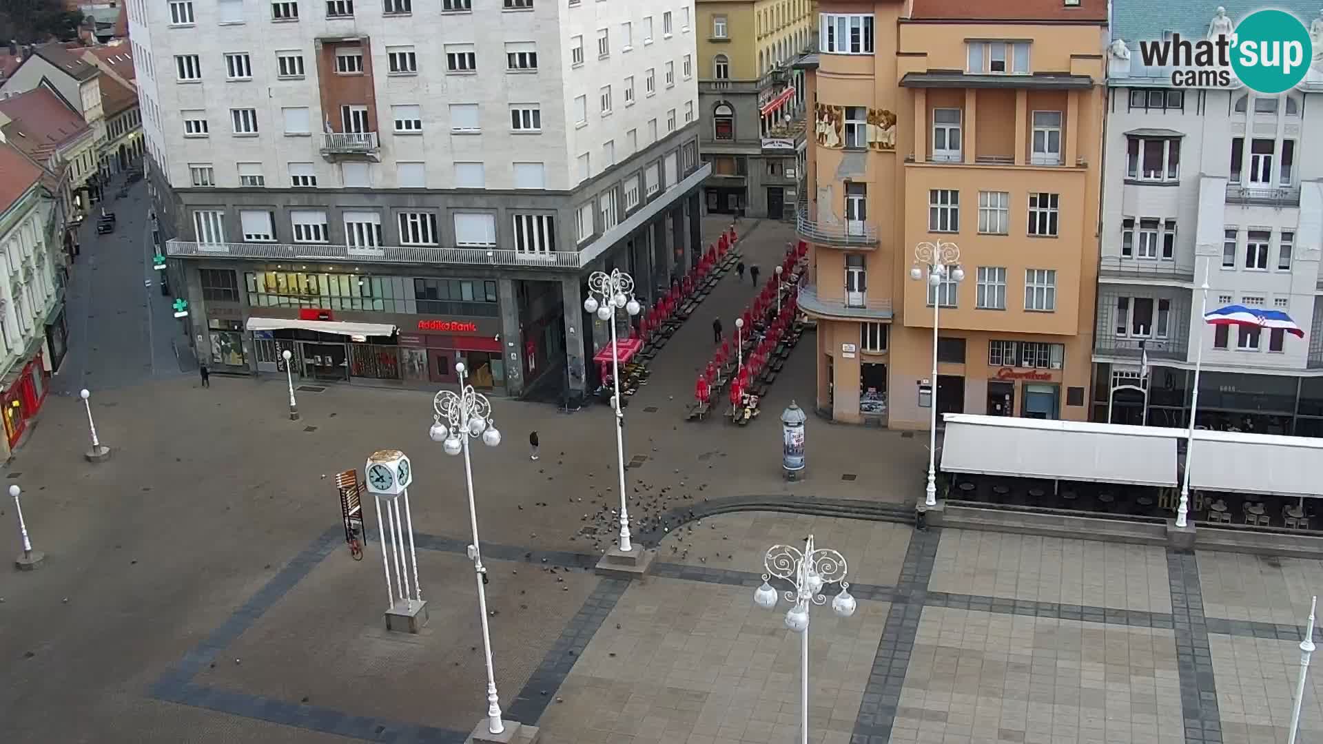 Webcam live Zagreb – Piazza Ban Jelačić