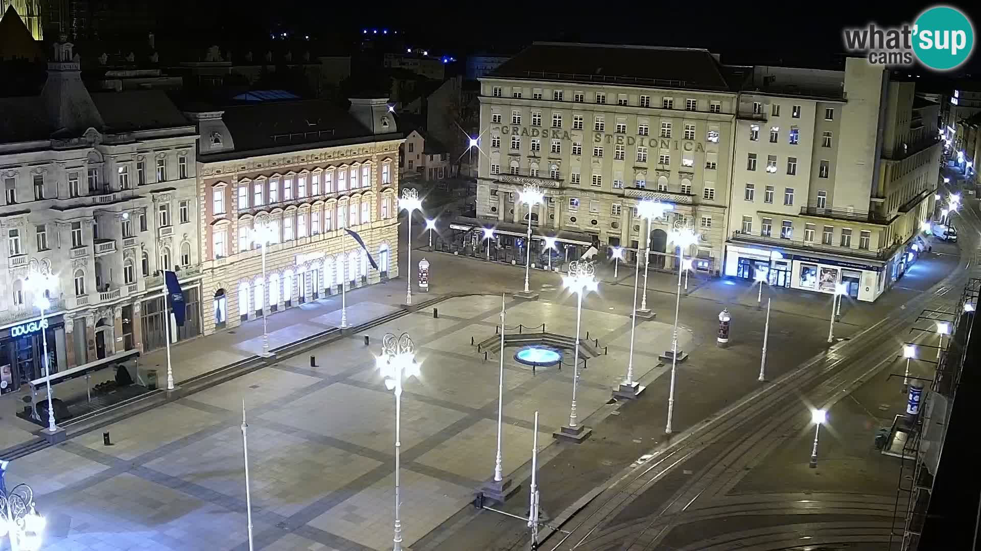 Webcam live Zagreb – Piazza Ban Jelačić