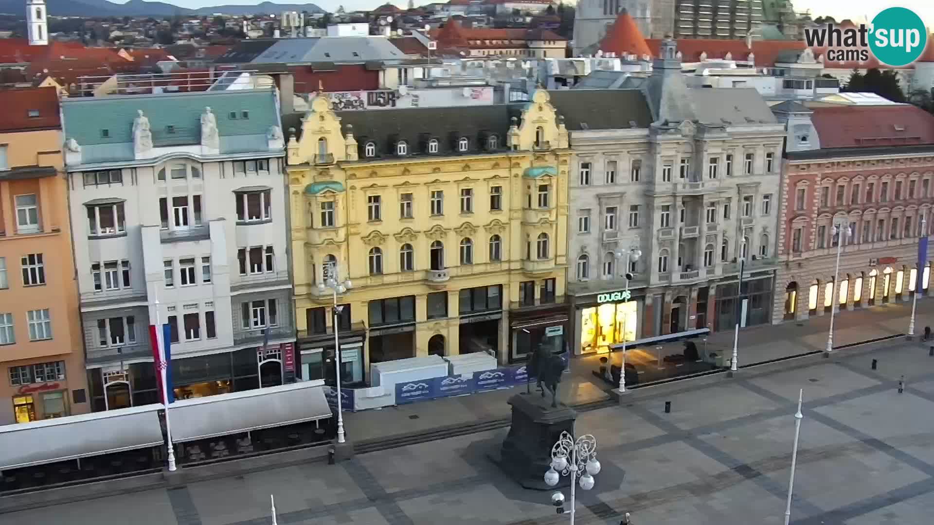 Plaza Ban Jelačić camera en vivo Zagreb – Hotel Dubrovnik