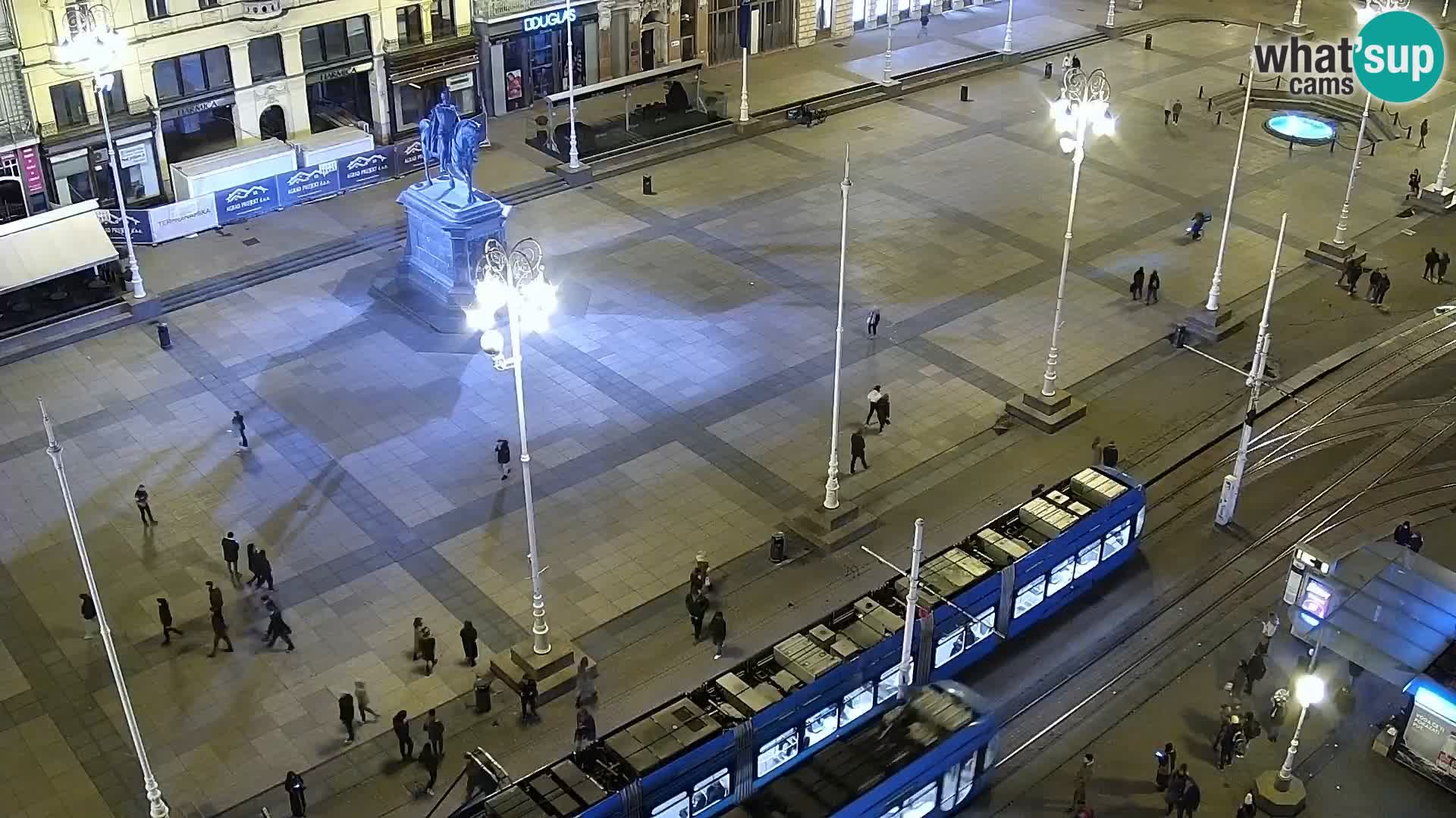 LIVE Webcam Zagreb Hotel Dubrovnik | Ban Jelačić square