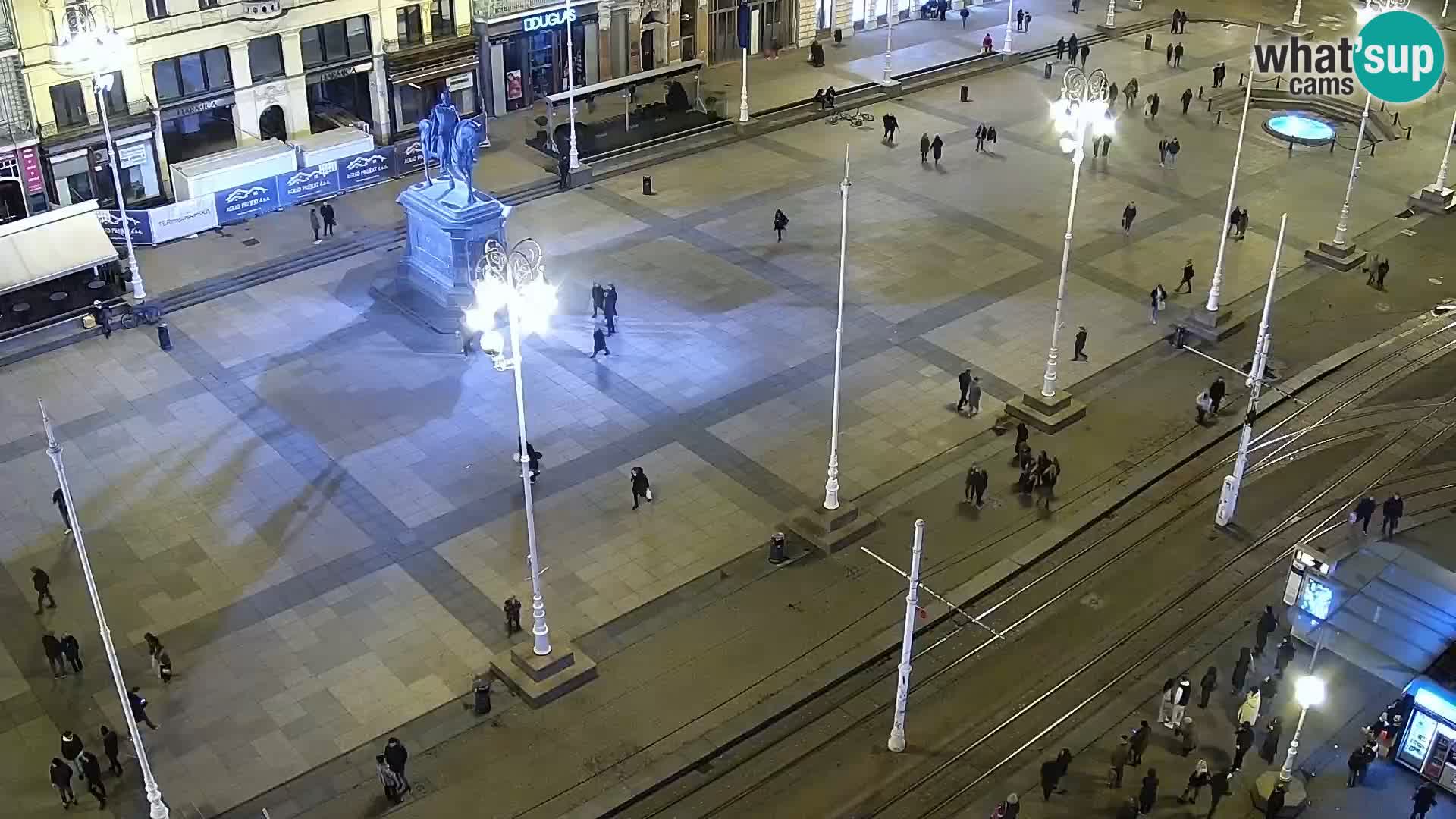 Plaza Ban Jelačić camera en vivo Zagreb – Hotel Dubrovnik