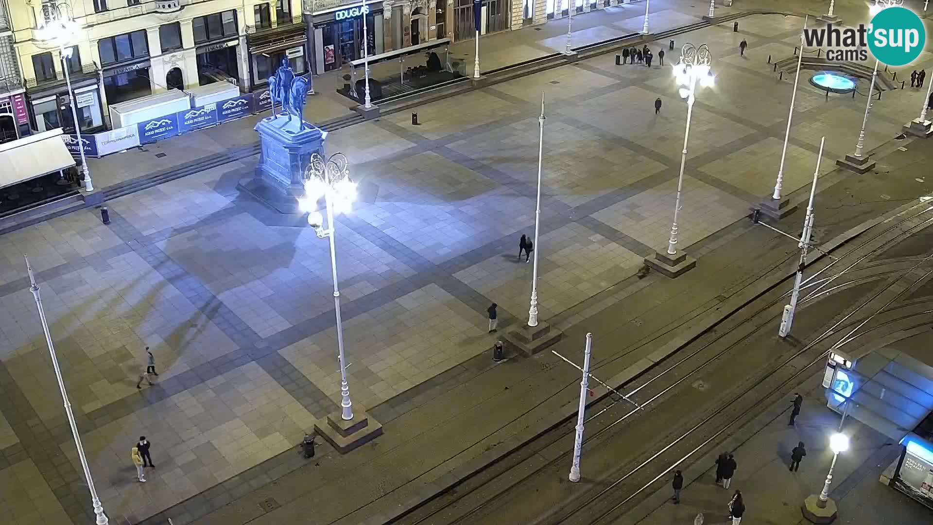 Ban Jelačić Platz  Live webcam Zagreb – Hotel Dubrovnik