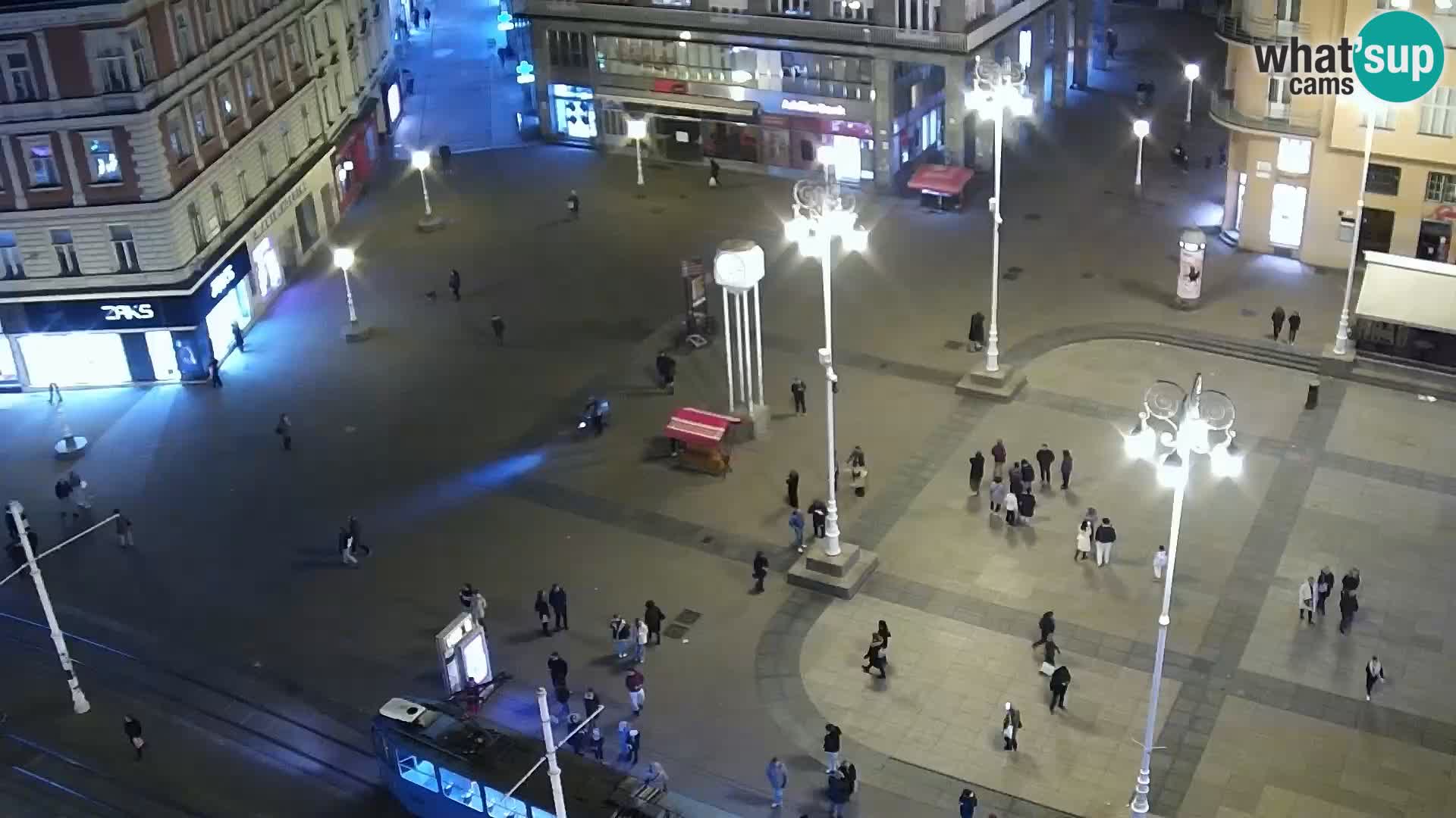 Plaza Ban Jelačić camera en vivo Zagreb – Hotel Dubrovnik