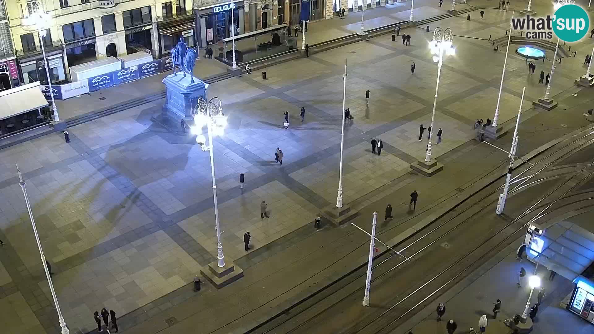 LIVE Webcam Zagreb Hotel Dubrovnik | Ban Jelačić square