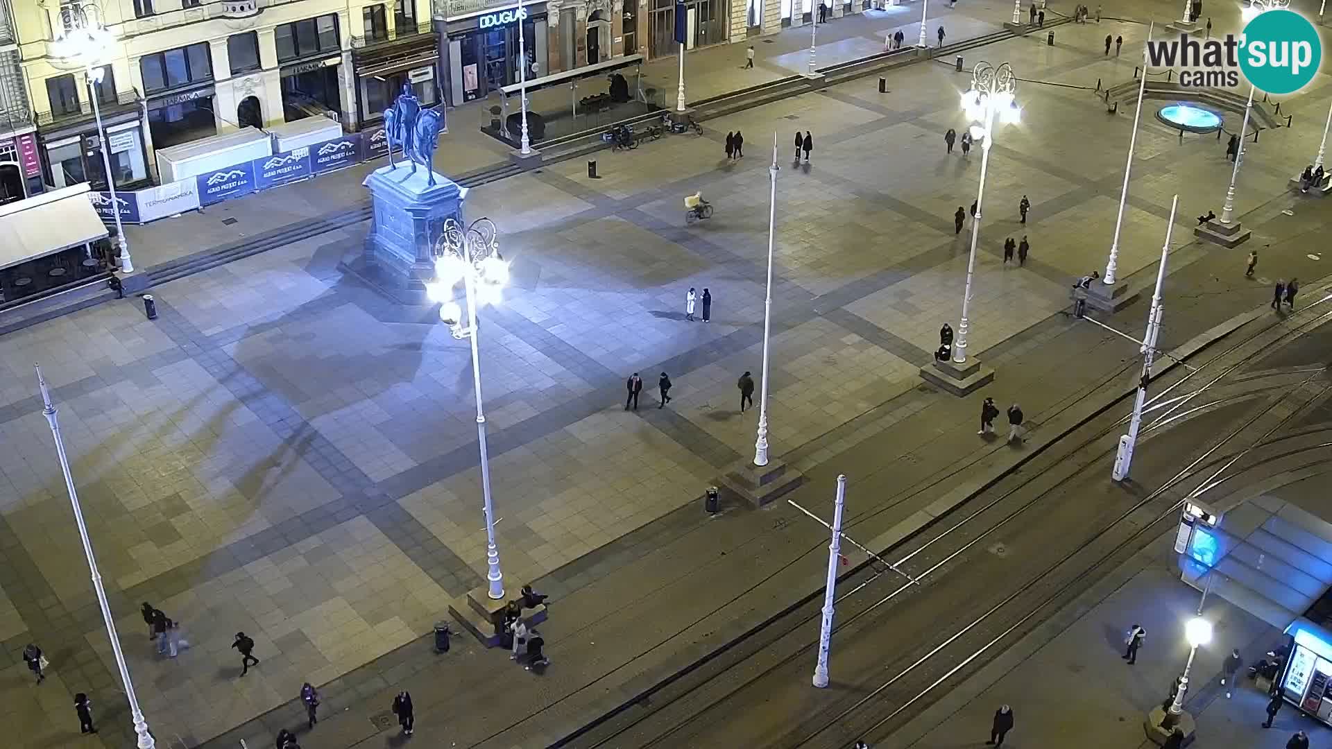 LIVE Webcam Zagreb Hotel Dubrovnik | Ban Jelačić square