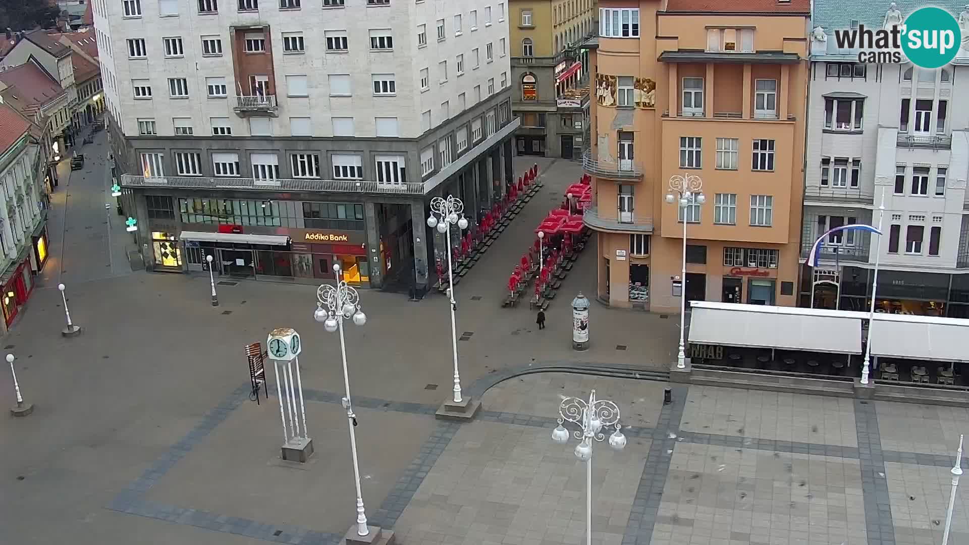 LIVE Webcam Zagreb Hotel Dubrovnik | Ban Jelačić square