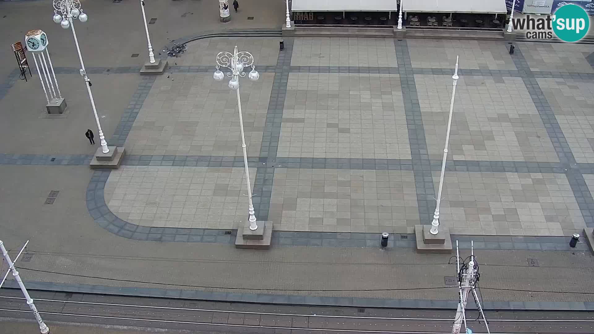 Zagreb – Bana Jelačića square panorama