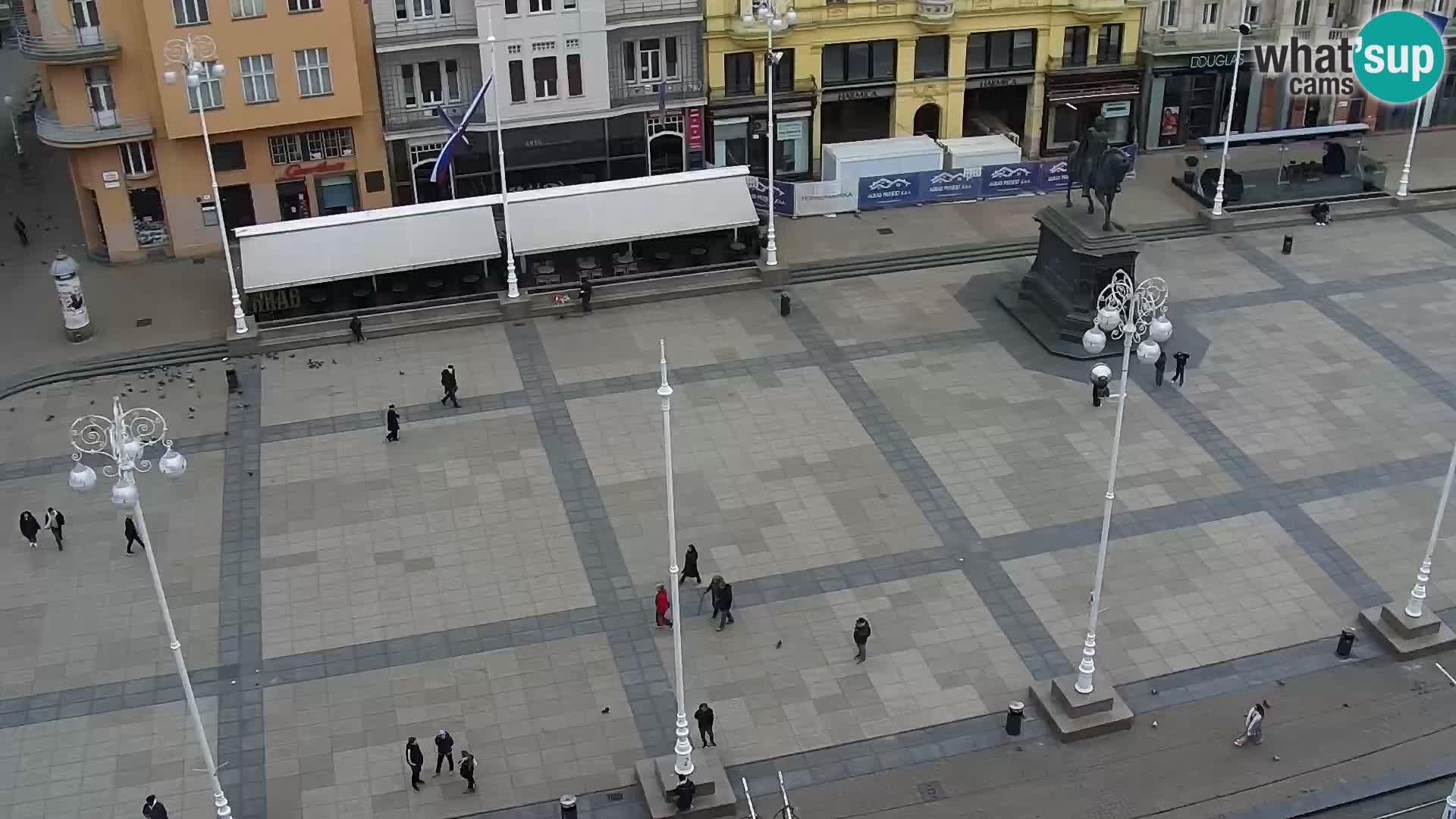 LIVE Webcam Zagreb Hotel Dubrovnik | Ban Jelačić square