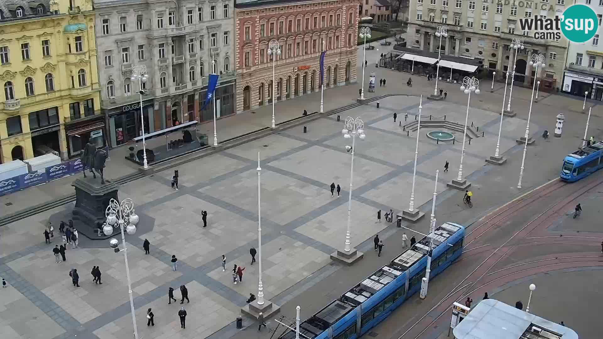 Plaza Ban Jelačić camera en vivo Zagreb – Hotel Dubrovnik