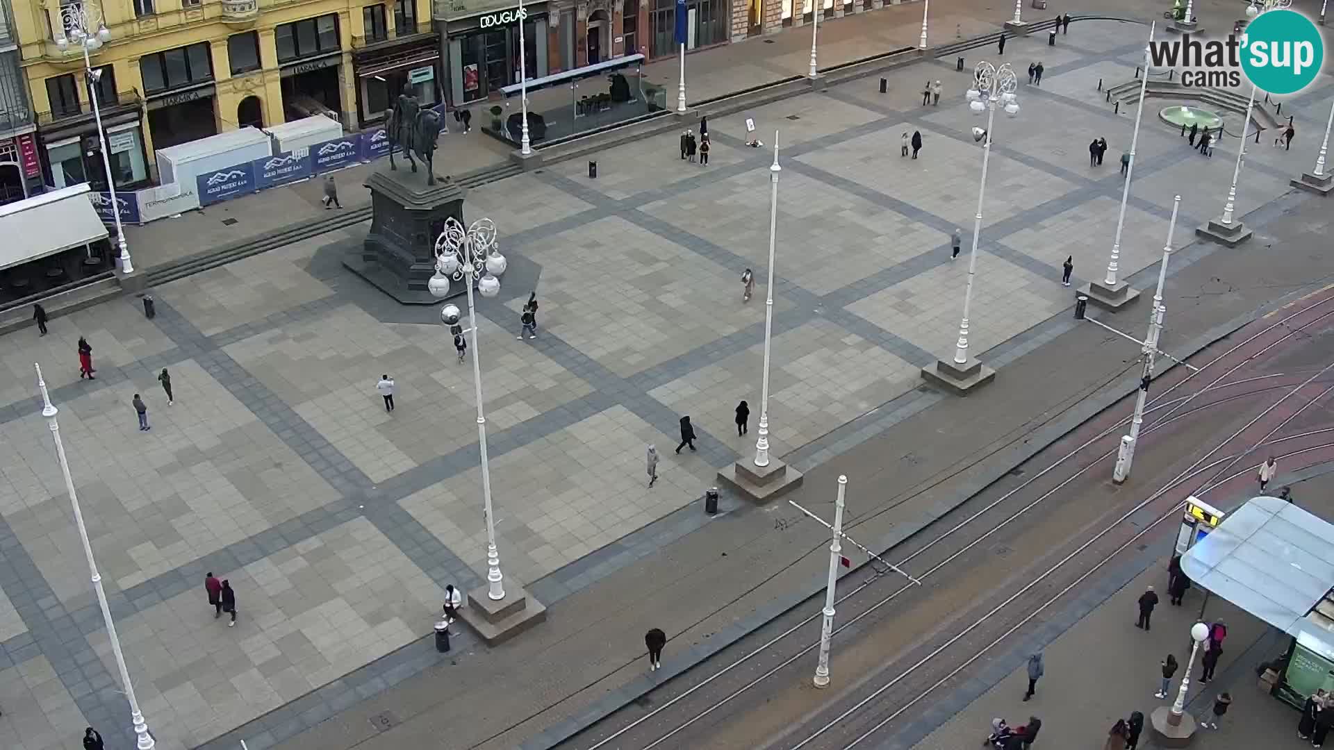 Webcam live Zagreb – Piazza Ban Jelačić