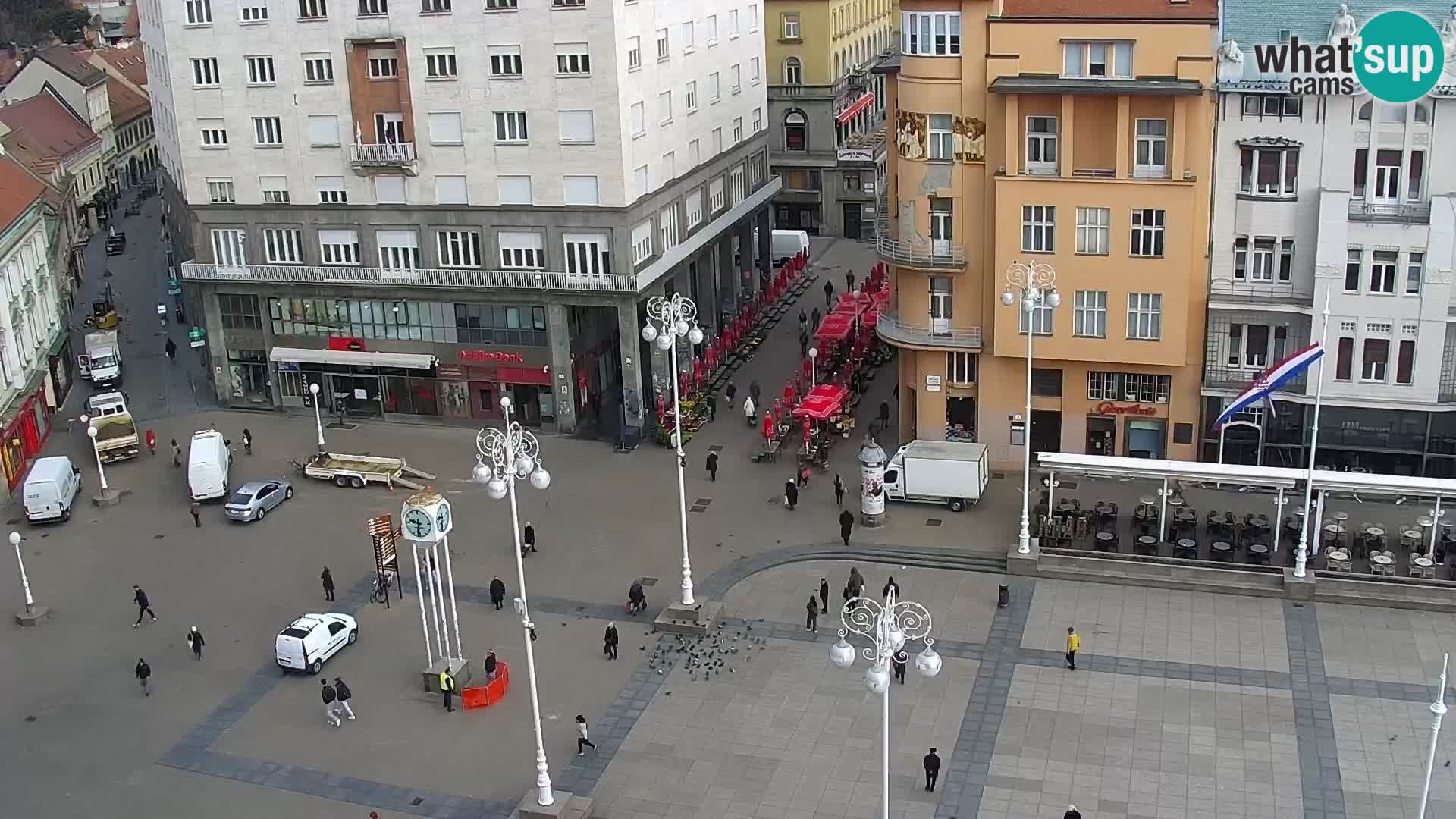 Webcam live Zagreb – Ban Jelačić Platz