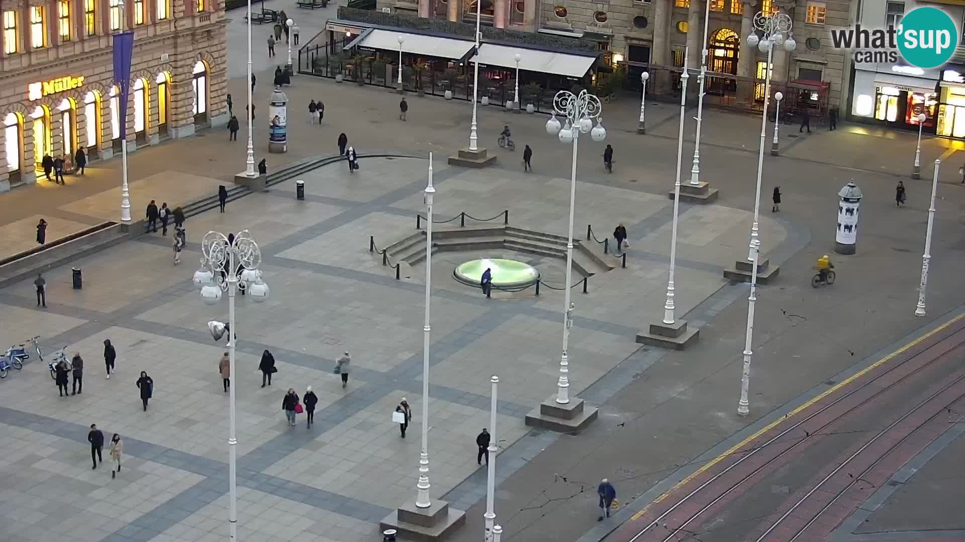 Zagreb – Bana Jelačića square panorama