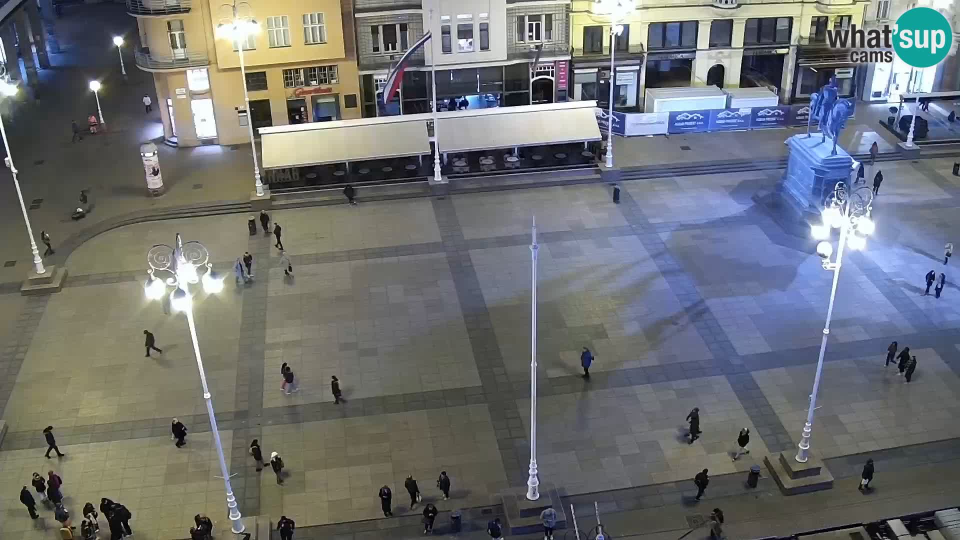 Plaza Ban Jelačić camera en vivo Zagreb – Hotel Dubrovnik