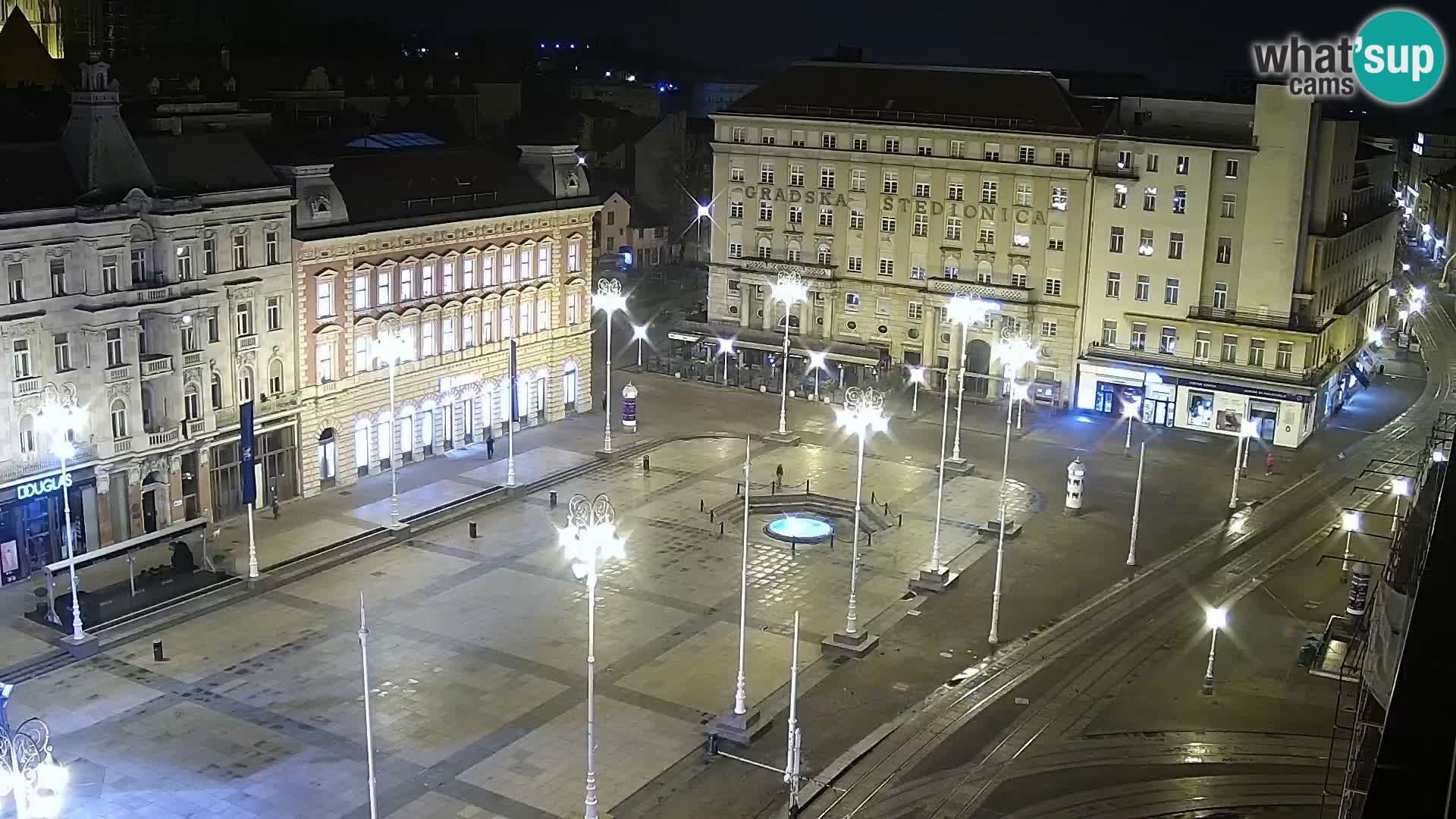 Webcam live Zagreb – Piazza Ban Jelačić