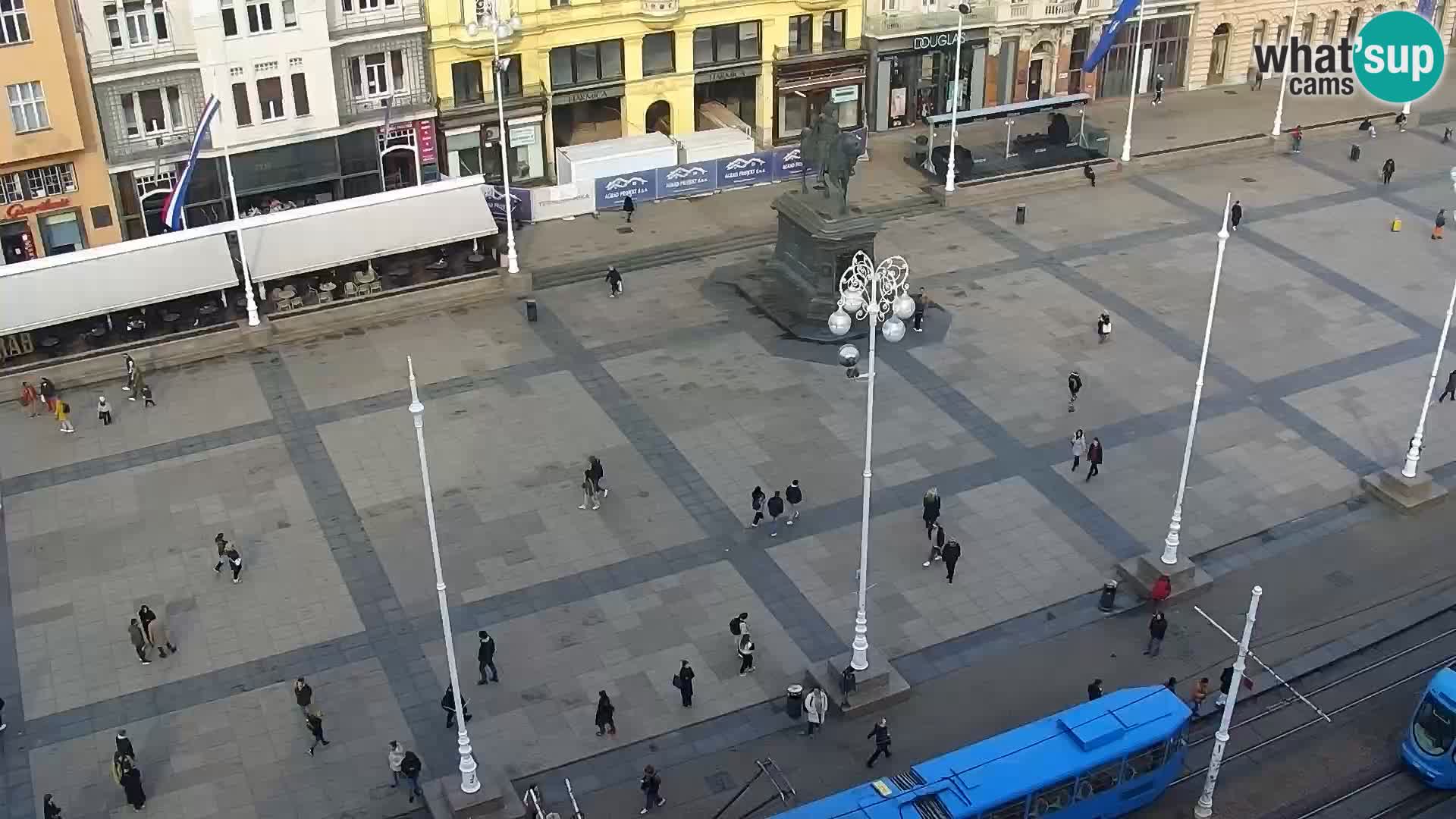 Ban Jelačić Platz  Live webcam Zagreb – Hotel Dubrovnik