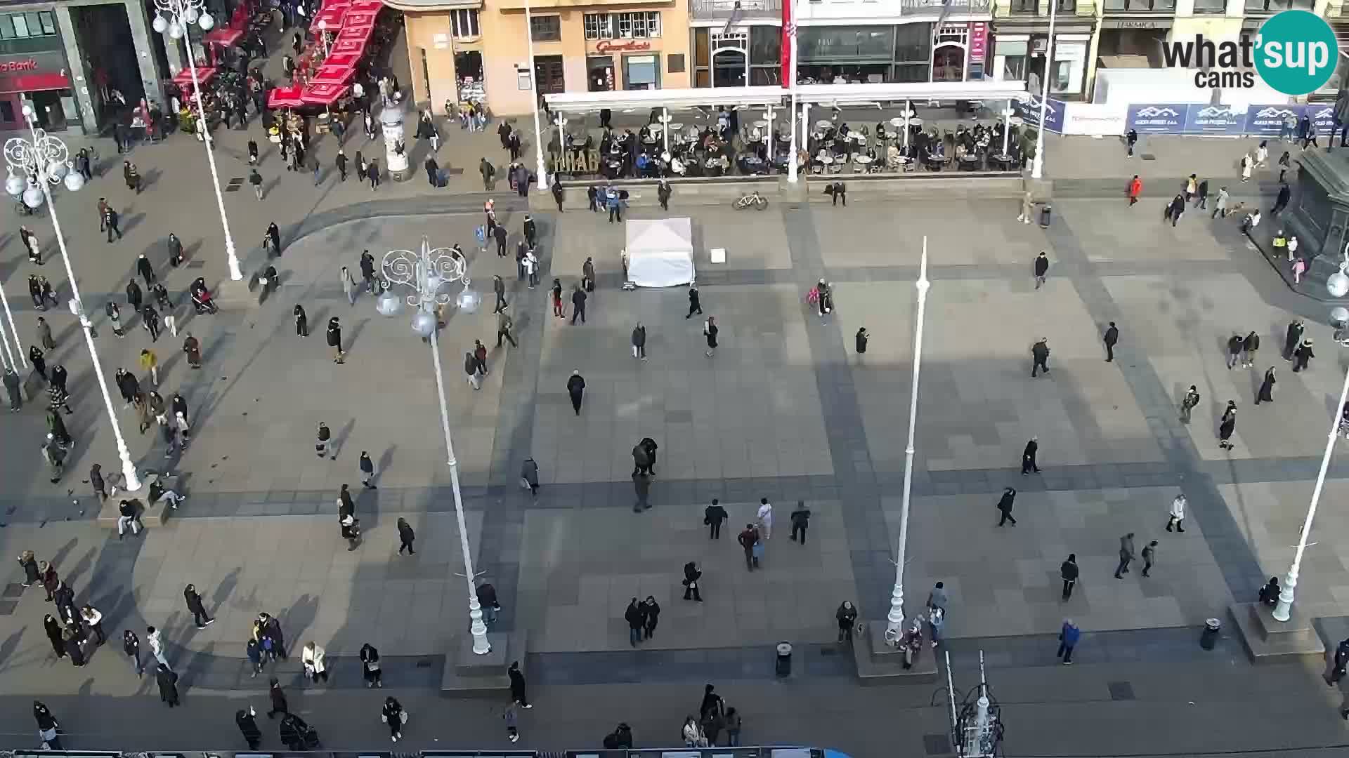 Ban Jelačić Platz  Live webcam Zagreb – Hotel Dubrovnik