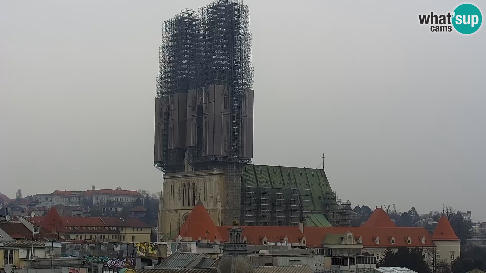 Trg Bana Jelačića v živo Zagreb – Hotel Dubrovnik