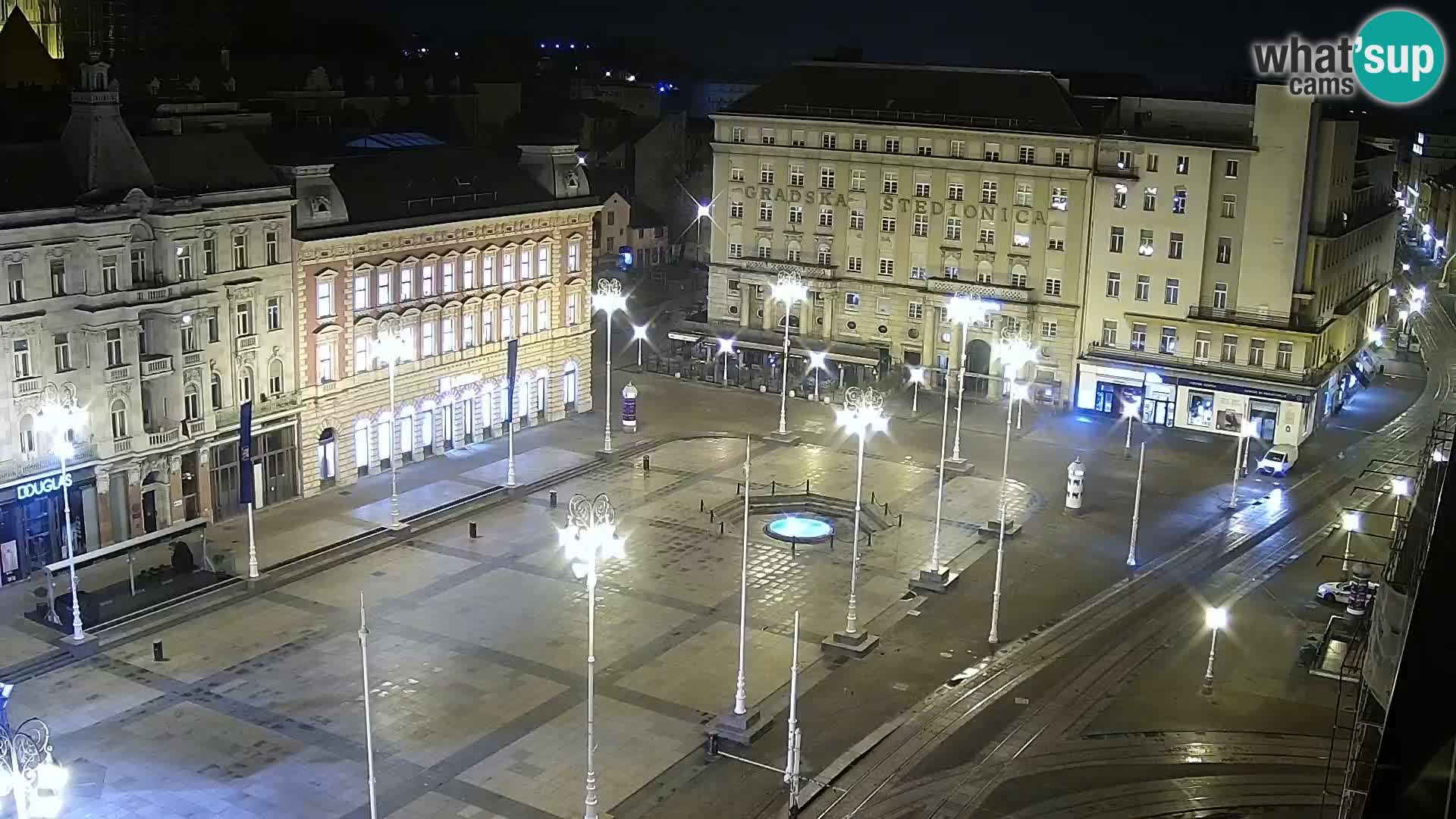 Piazza Ban Jelačić livecam Zagreb – Hotel Dubrovnik