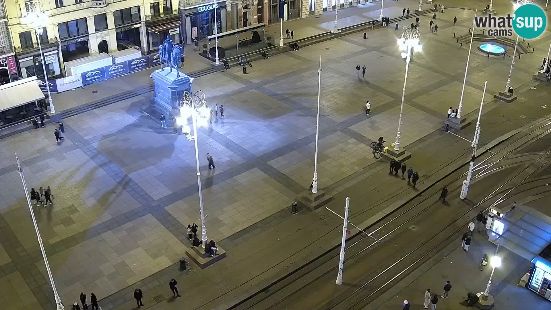 LIVE Webcam Zagreb Hotel Dubrovnik | Ban Jelačić square