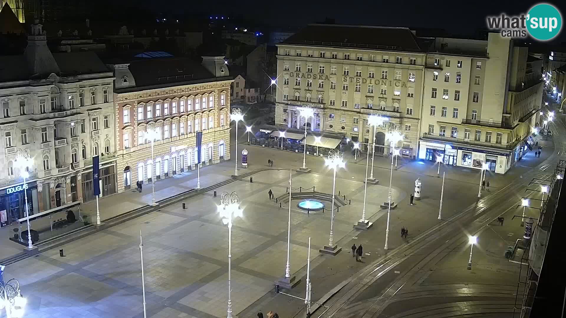 Webcam live Zagreb – Piazza Ban Jelačić