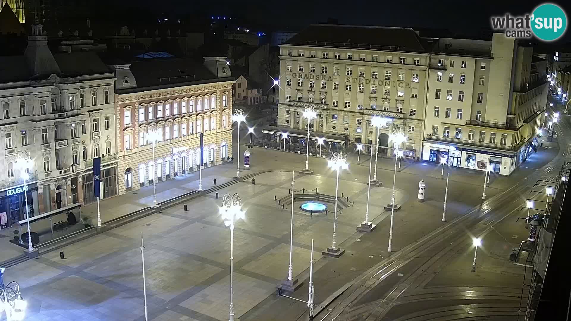 Webcam live Zagreb – Piazza Ban Jelačić