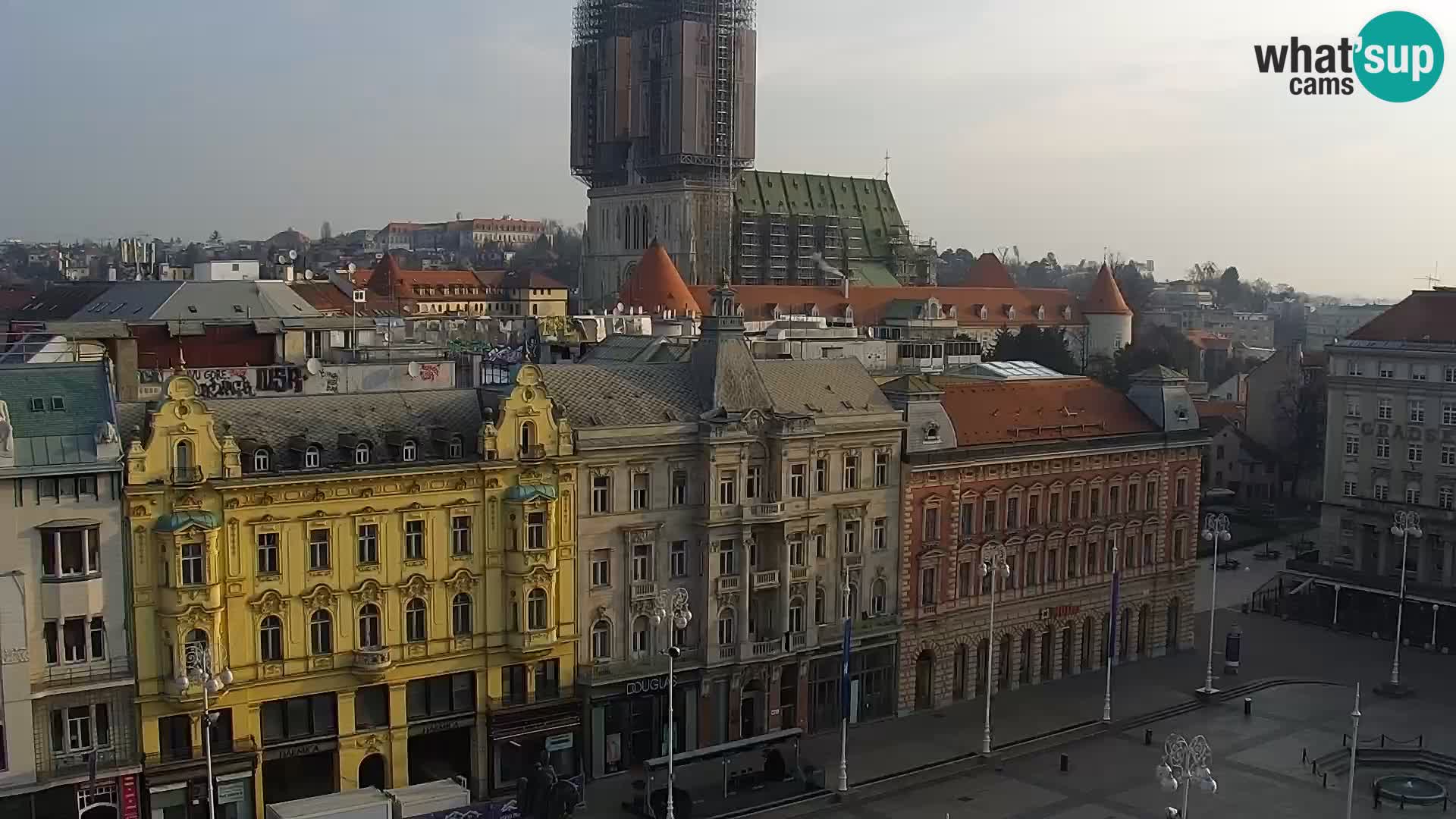 Webcam live Zagreb – Piazza Ban Jelačić