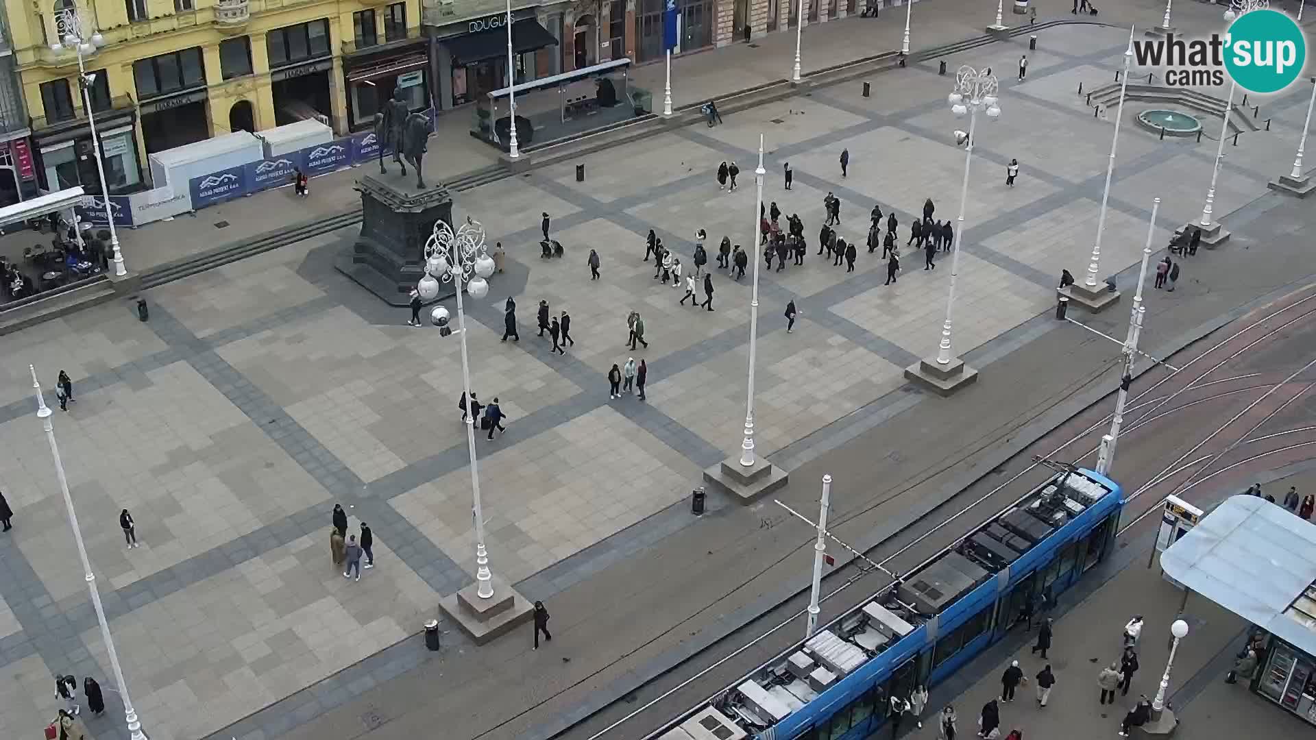 Webcam live Zagreb – Piazza Ban Jelačić