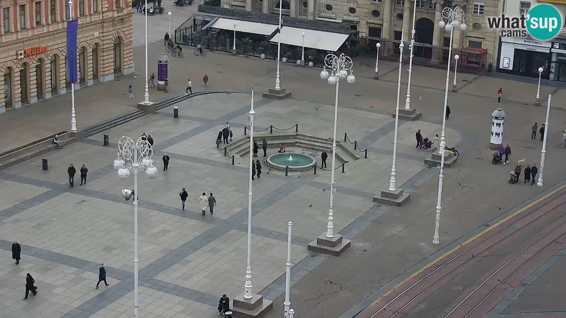 Webcam live Zagreb – Piazza Ban Jelačić