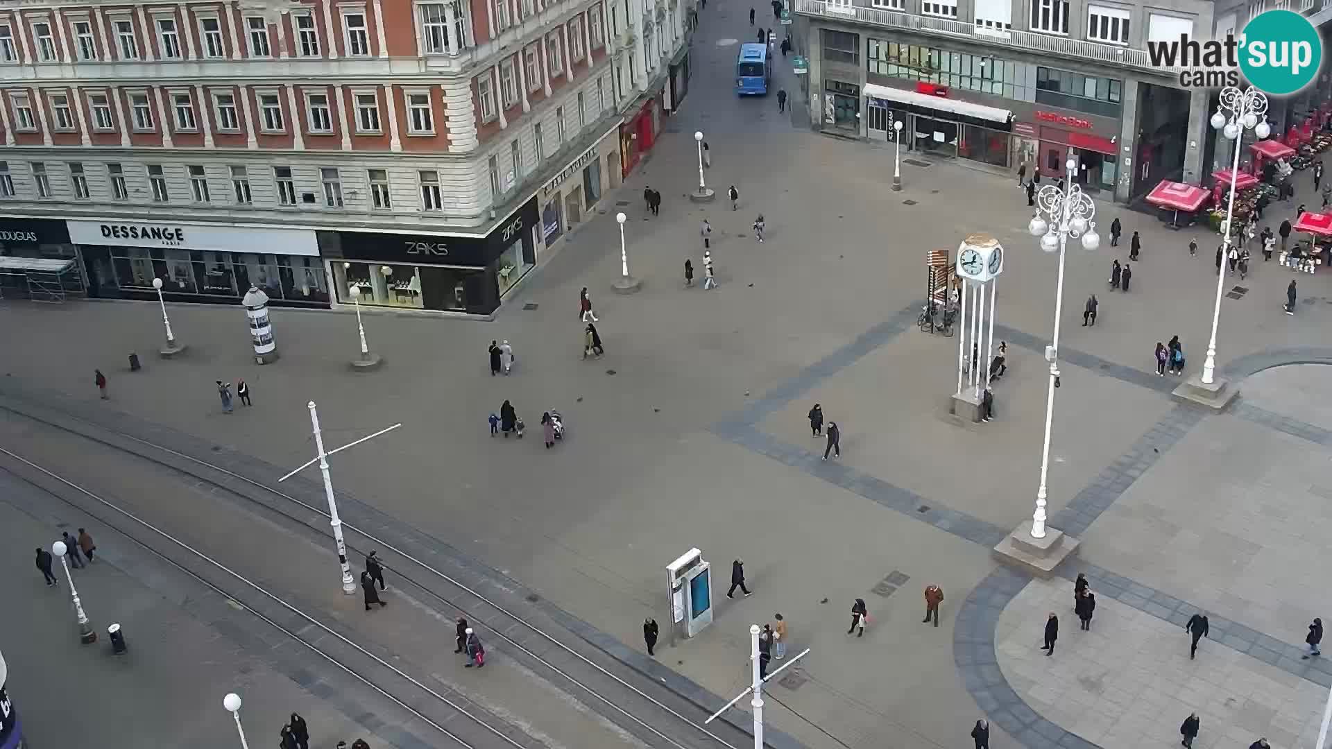 Webcam Zagreb – Ban Jelačić square