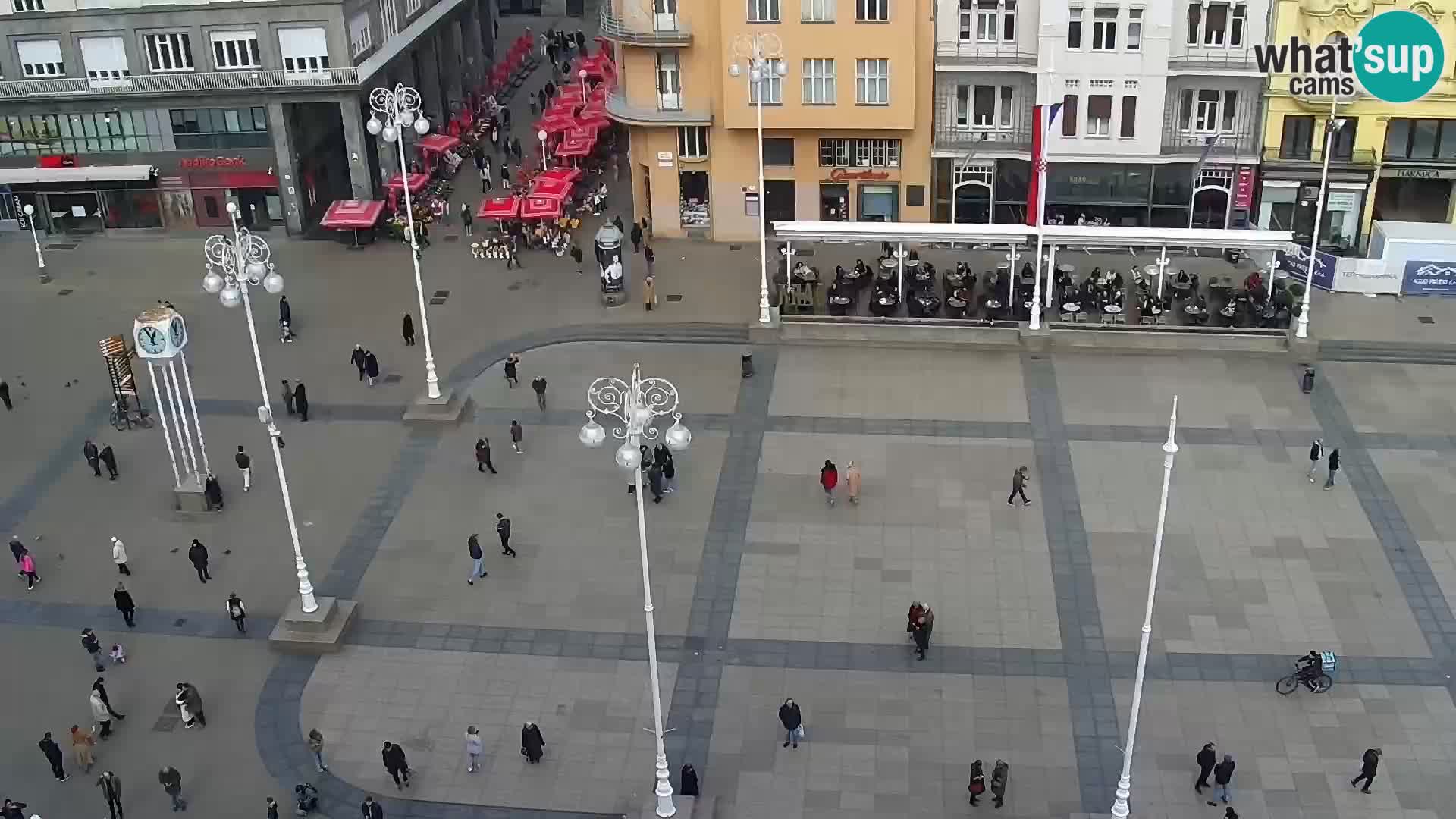 Plaza Ban Jelačić camera en vivo Zagreb – Hotel Dubrovnik