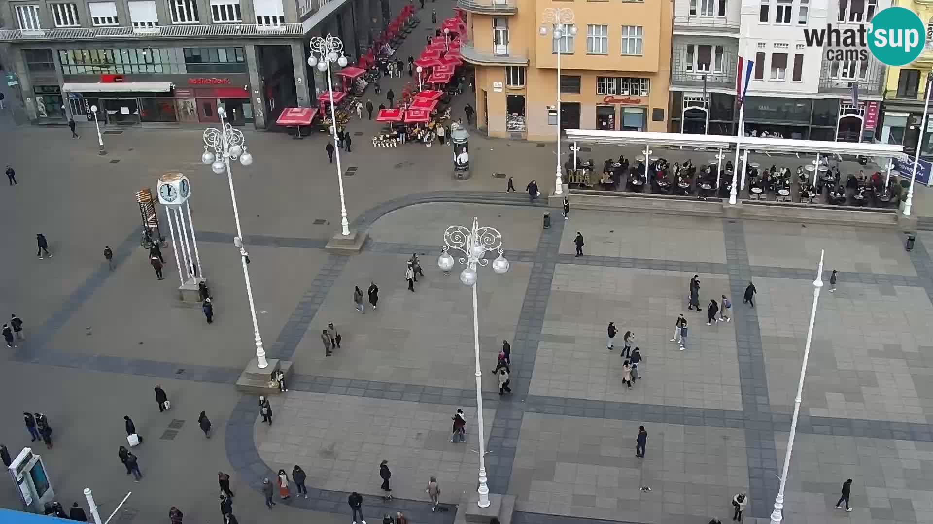 LIVE Webcam Zagreb Hotel Dubrovnik | Ban Jelačić square