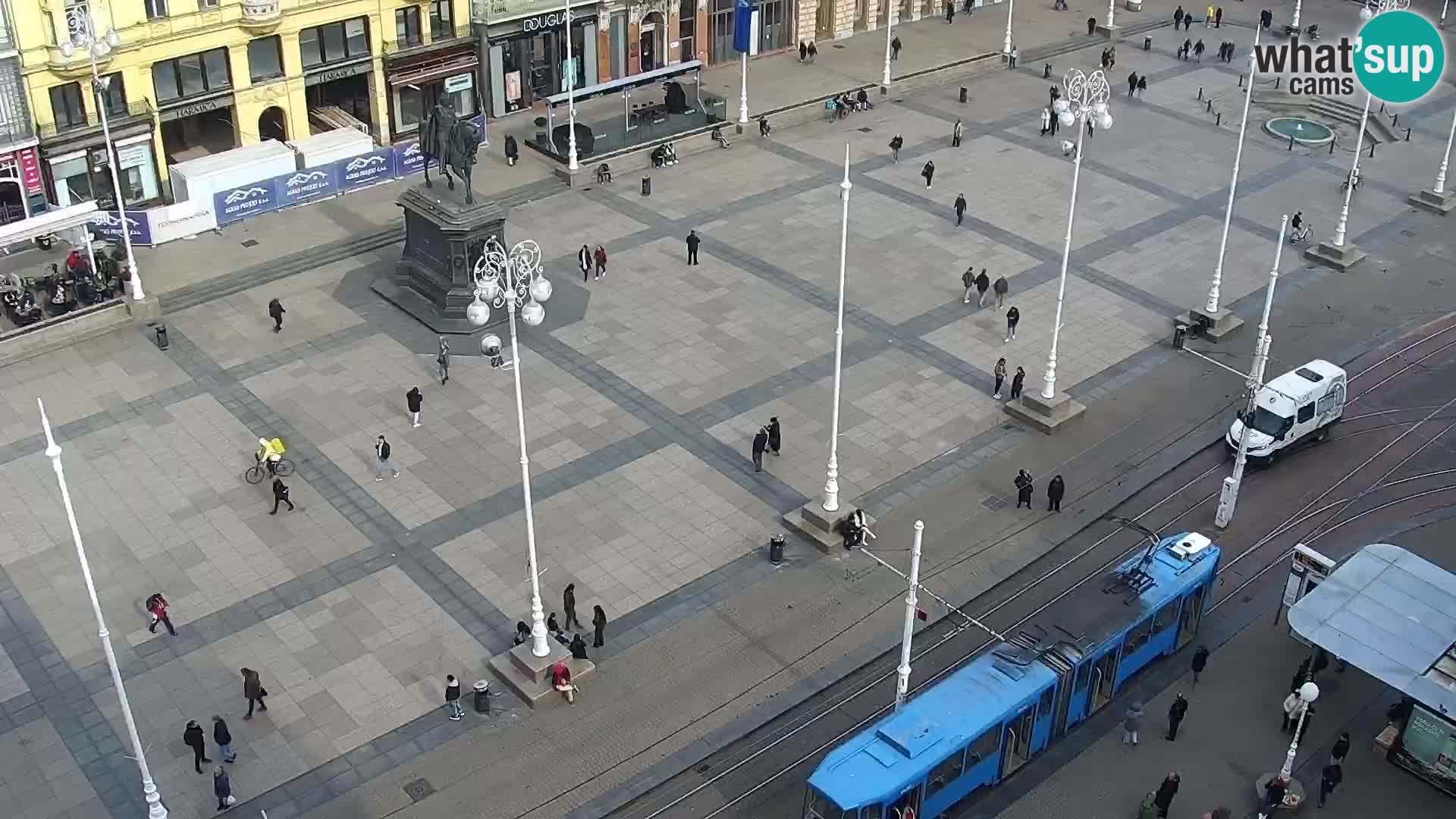 Piazza Ban Jelačić livecam Zagreb – Hotel Dubrovnik