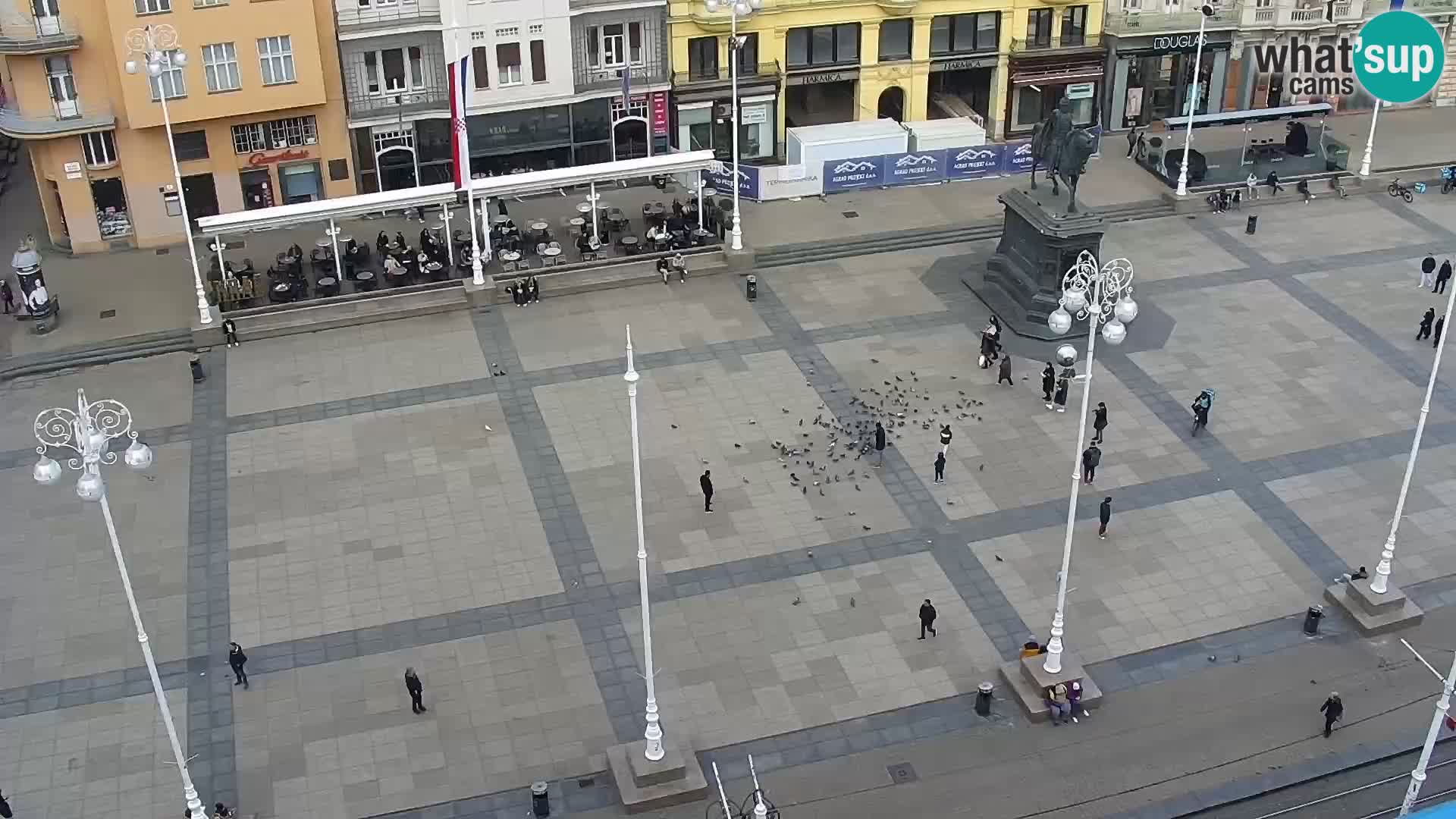 LIVE Webcam Zagreb Hotel Dubrovnik | Ban Jelačić square