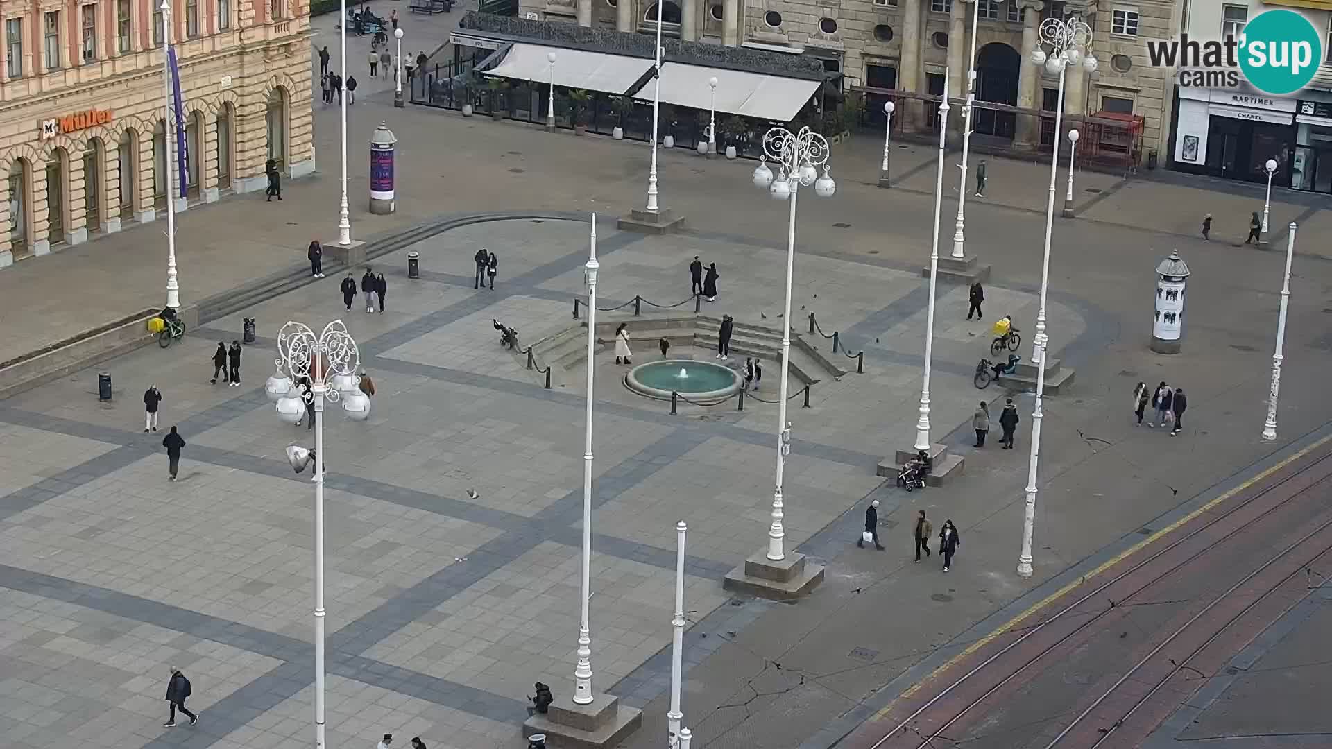 Webcam live Zagreb – Piazza Ban Jelačić