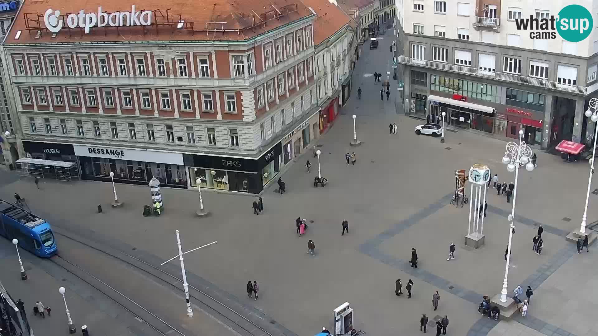 LIVE Webcam Zagreb Hotel Dubrovnik | Ban Jelačić square