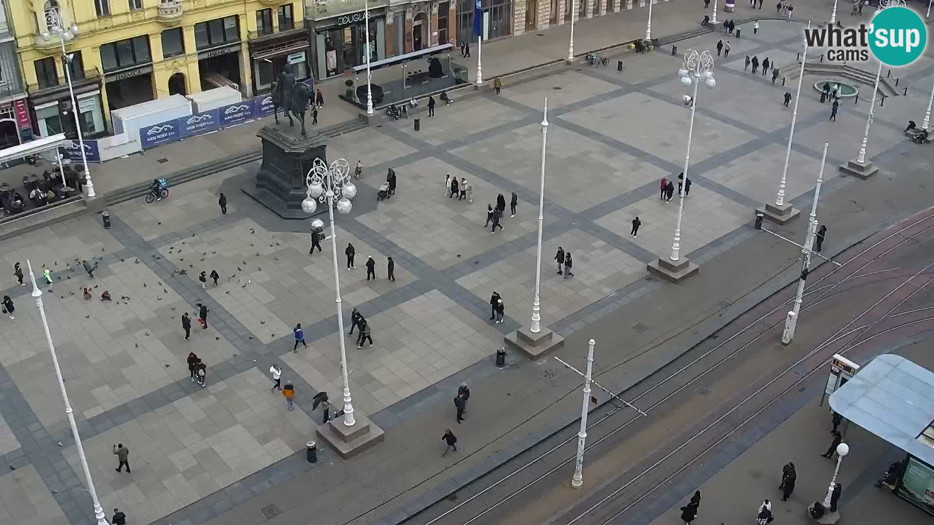 LIVE Webcam Zagreb Hotel Dubrovnik | Ban Jelačić square