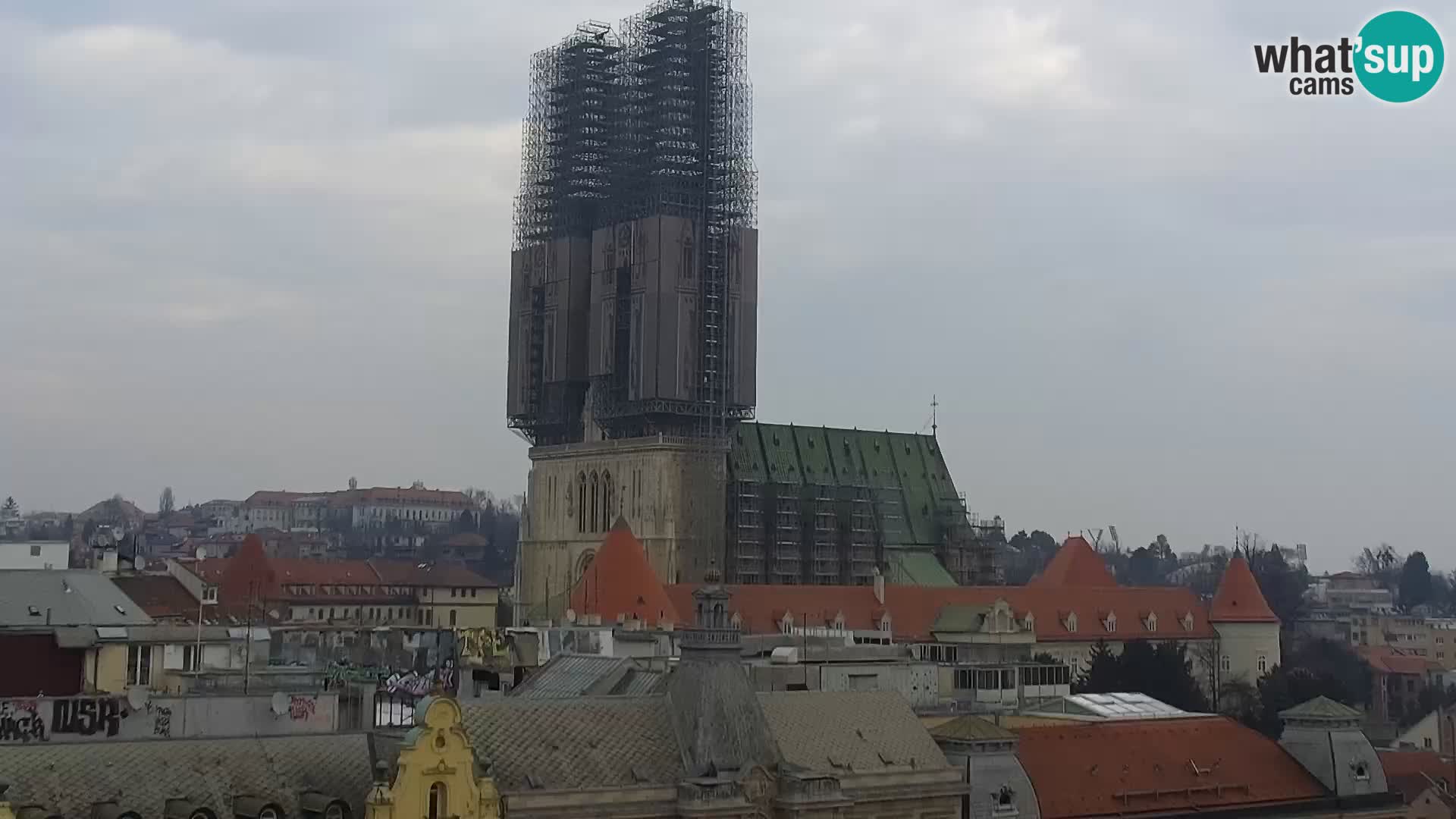 Zagreb – Bana Jelačića square panorama