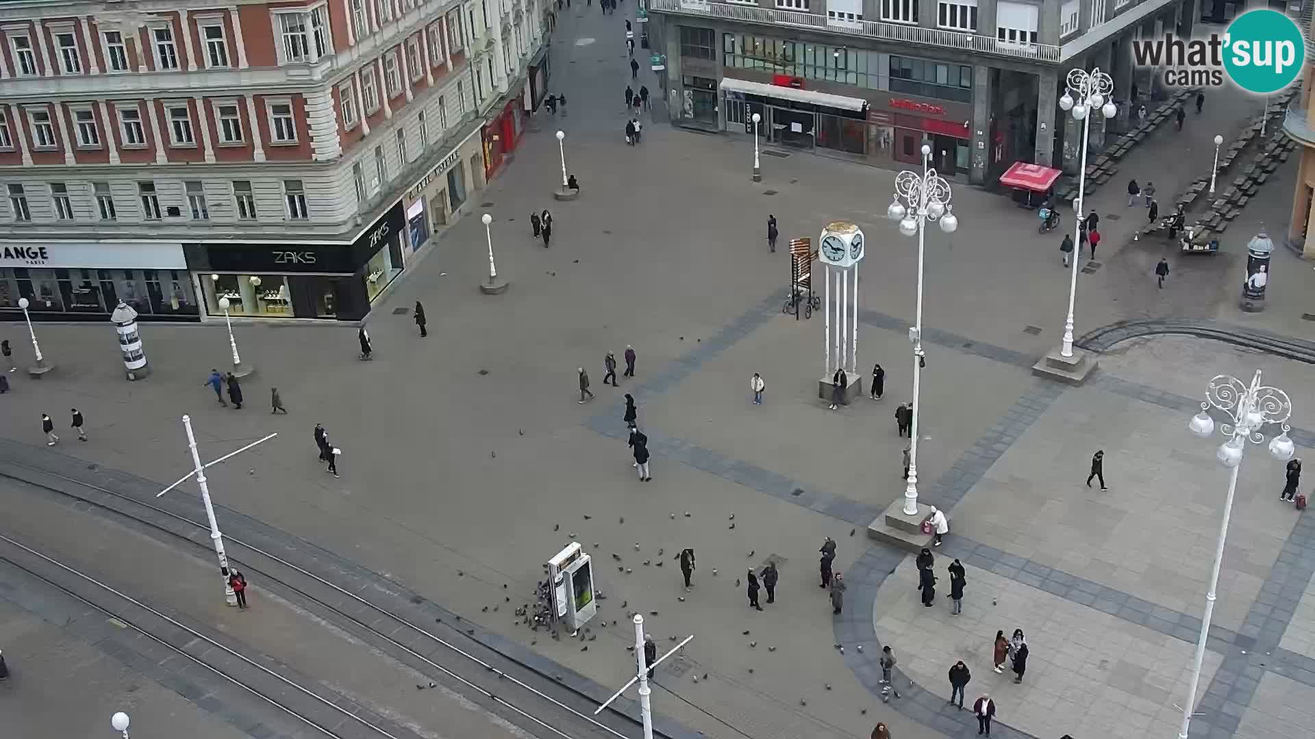 Webcam live Zagreb – Ban Jelačić Platz