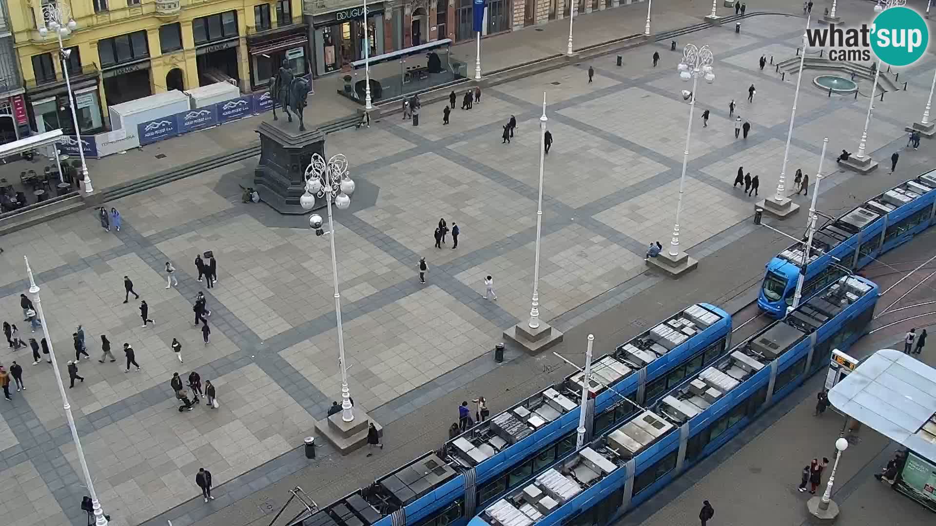 Webcam live Zagreb – Piazza Ban Jelačić