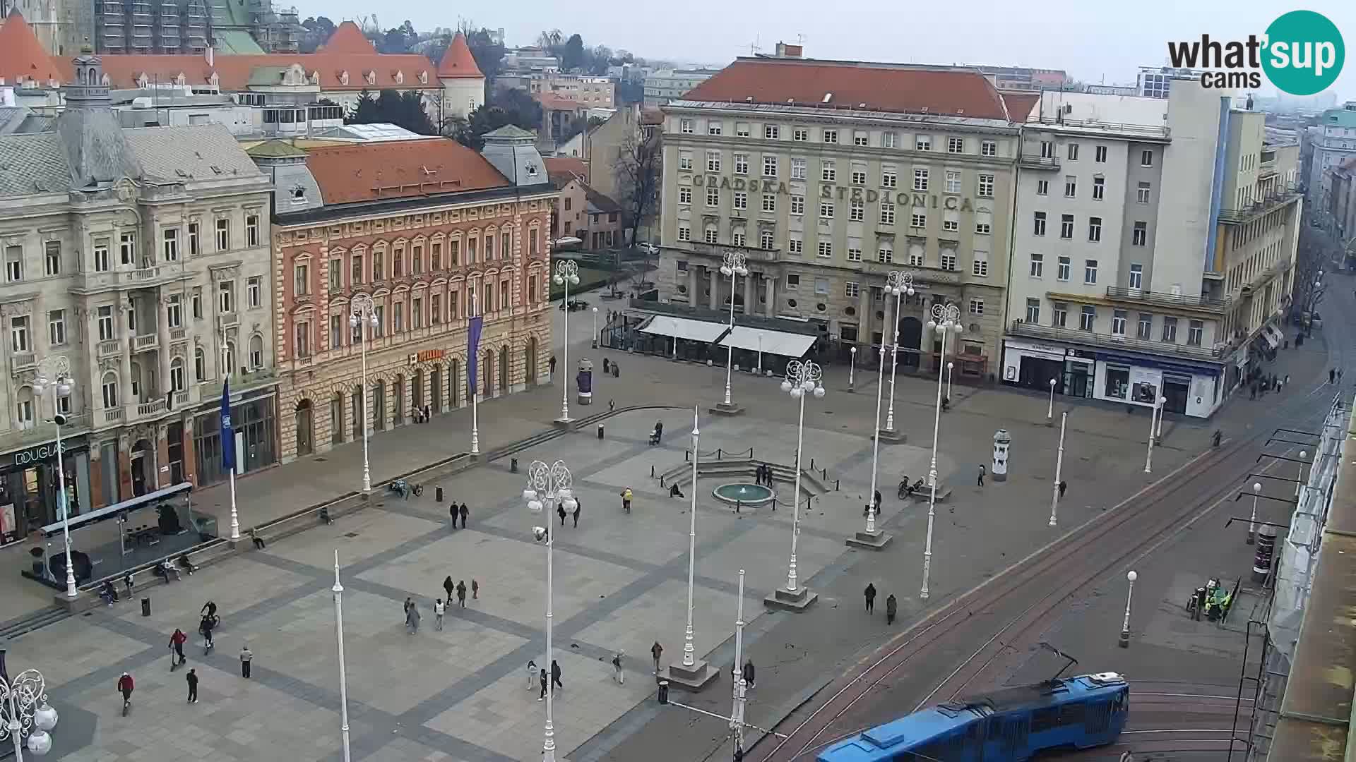 Webcam live Zagreb – Piazza Ban Jelačić