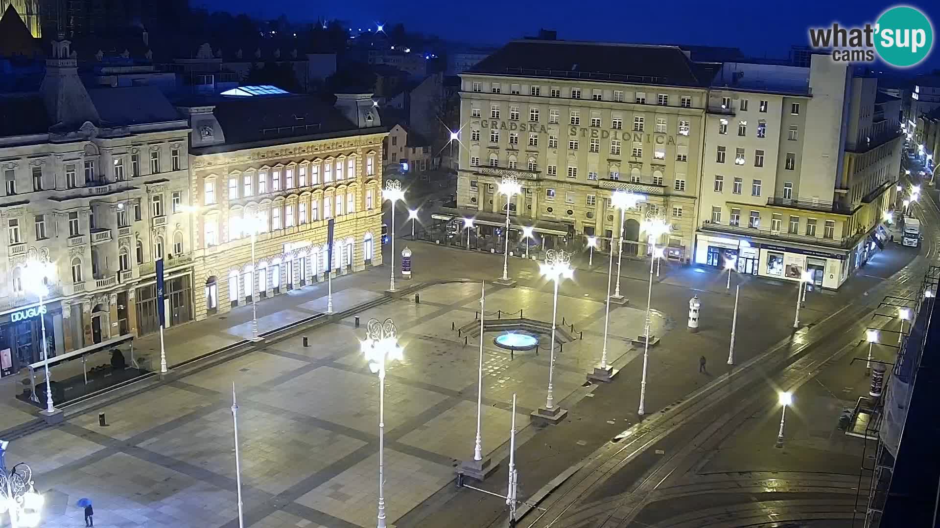 Webcam live Zagreb – Piazza Ban Jelačić