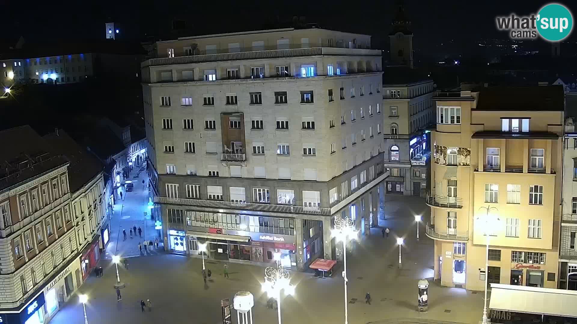 Ban Jelačić live cam Zagreb – Hotel Dubrovnik