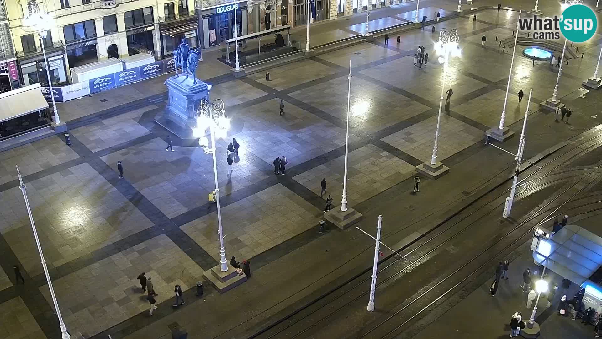 Plaza Ban Jelačić camera en vivo Zagreb – Hotel Dubrovnik