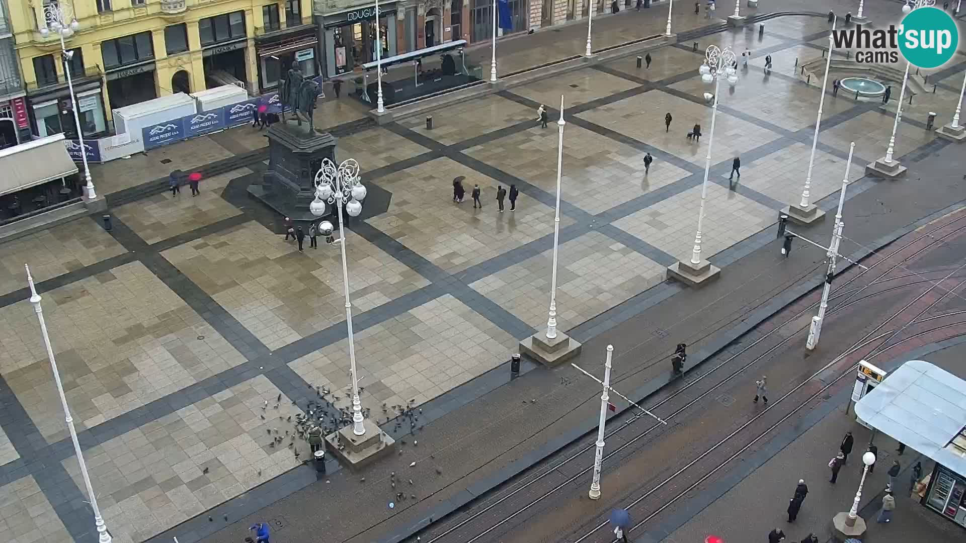 Webcam live Zagreb – Piazza Ban Jelačić