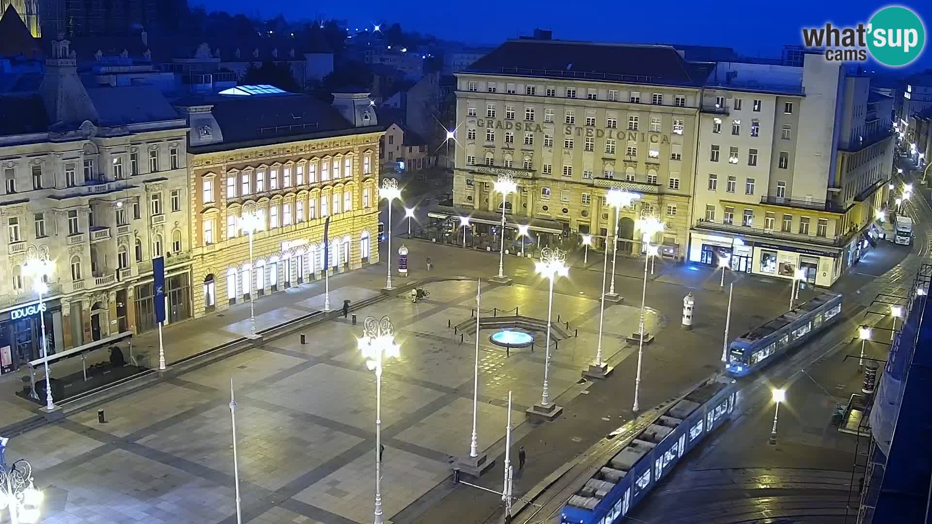 Webcam live Zagreb – Piazza Ban Jelačić