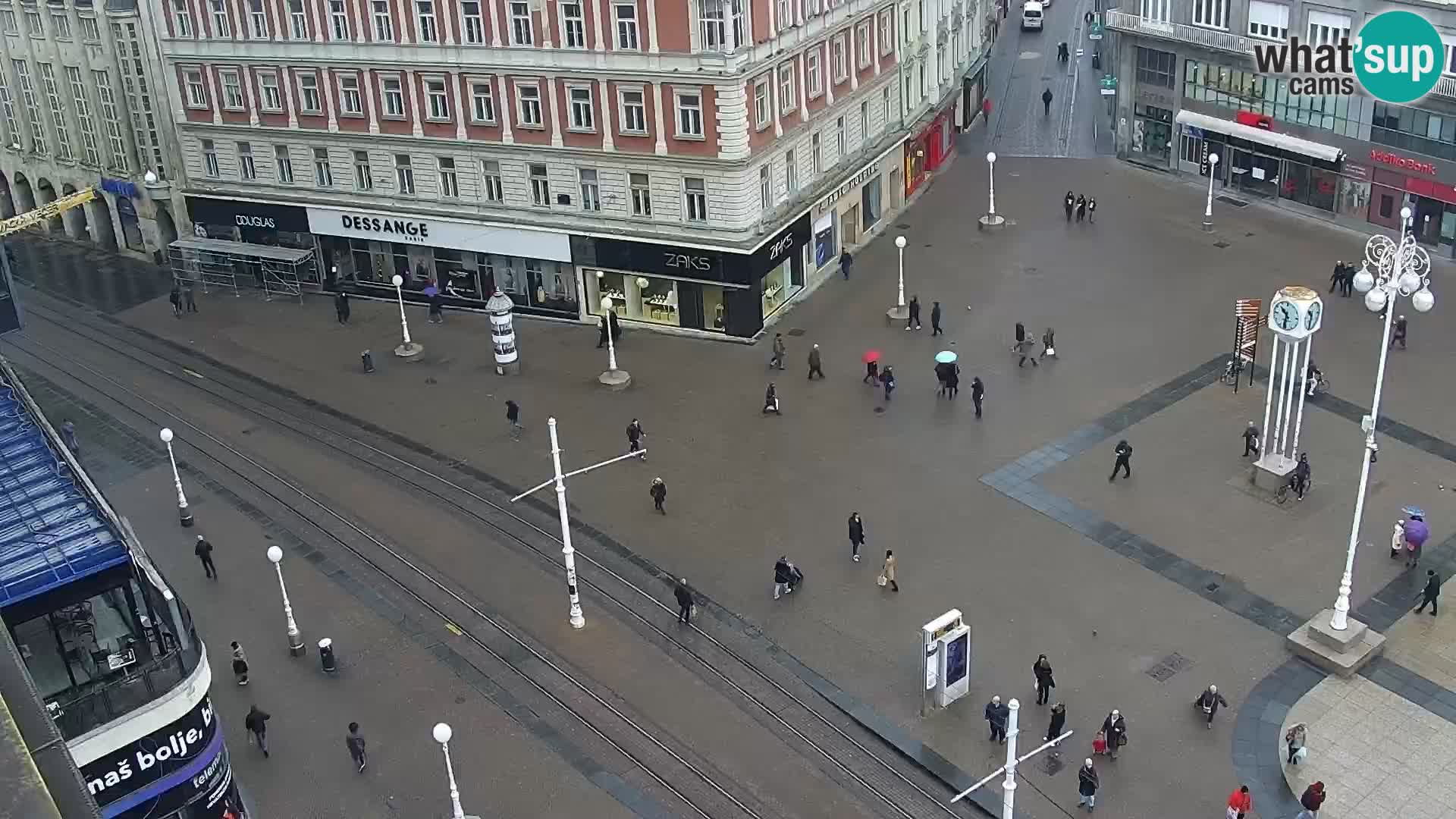 Ban Jelačić Platz  Live webcam Zagreb – Hotel Dubrovnik