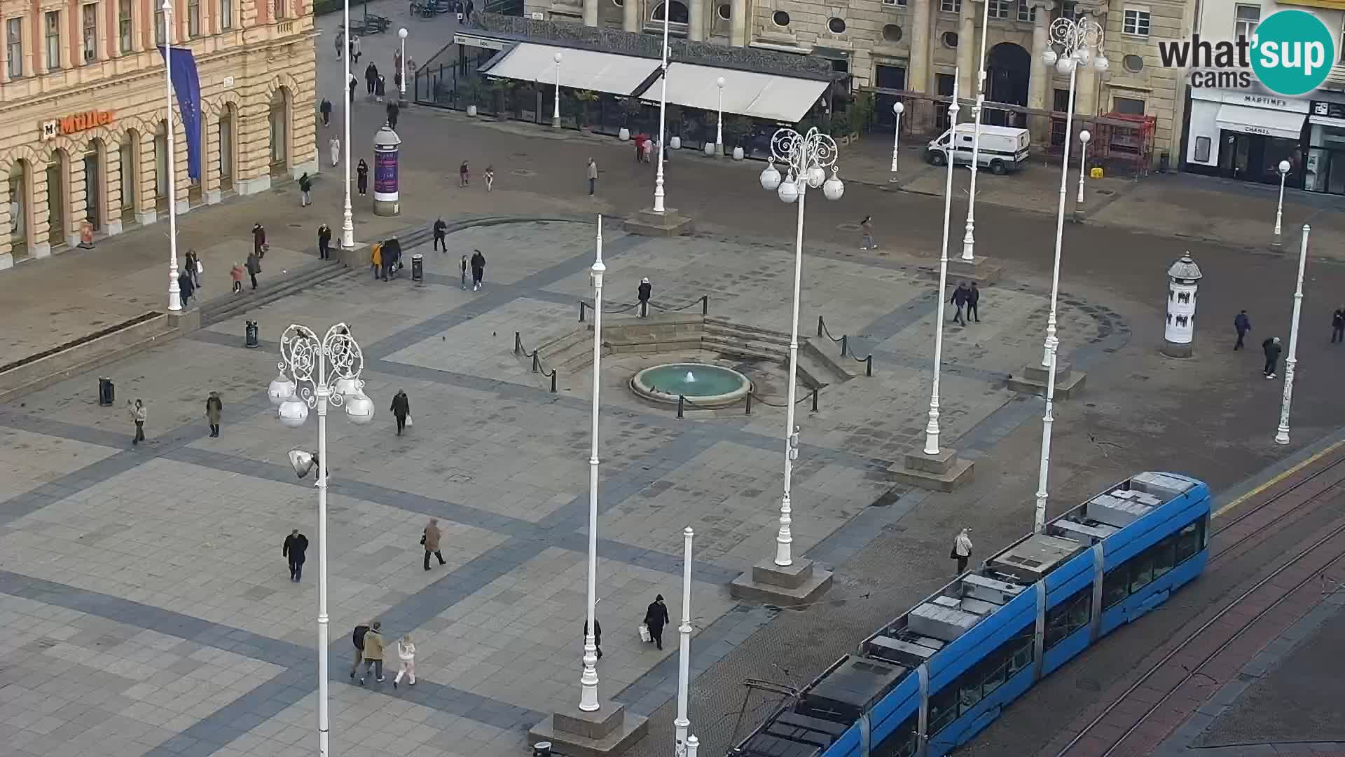 Plaza Ban Jelačić camera en vivo Zagreb – Hotel Dubrovnik