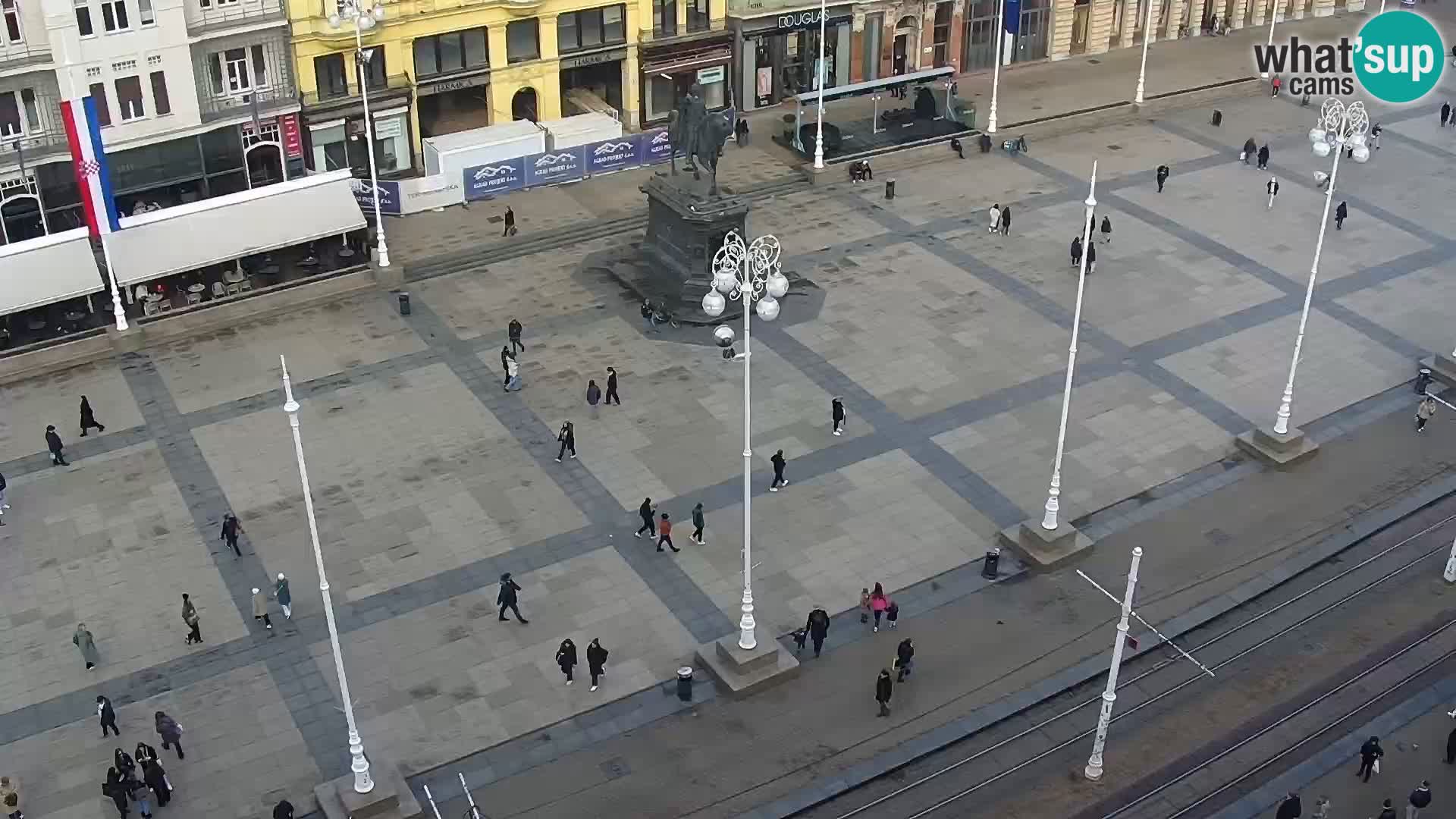 Plaza Ban Jelačić camera en vivo Zagreb – Hotel Dubrovnik